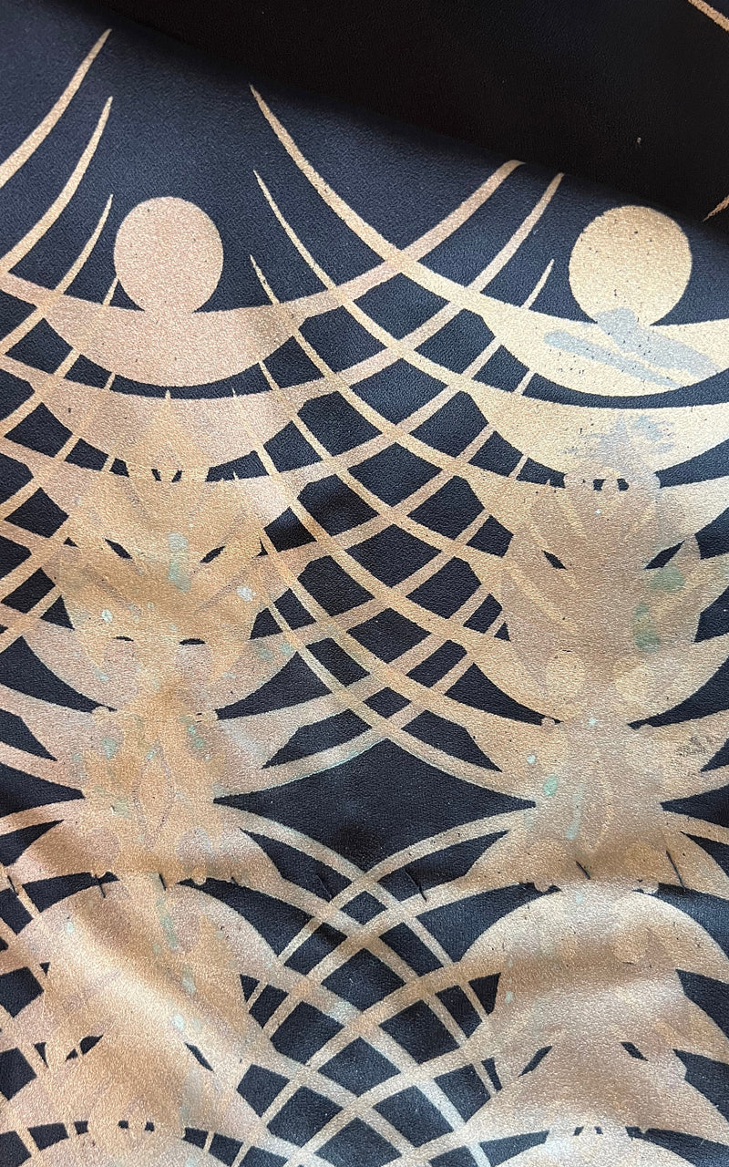 Vintage Sheer 70s Caftan Dress