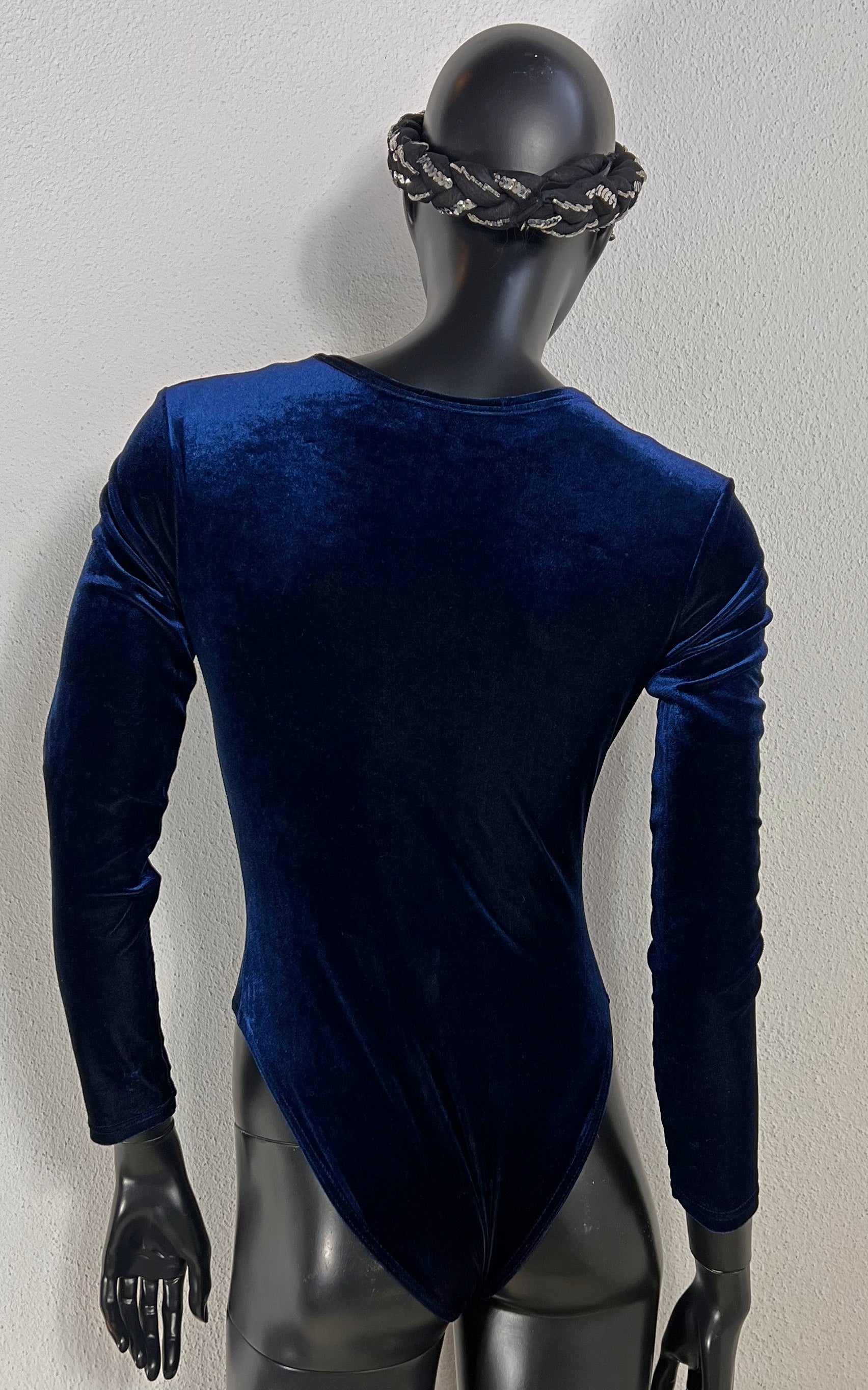 Vintage 90s Blue Velvet Body