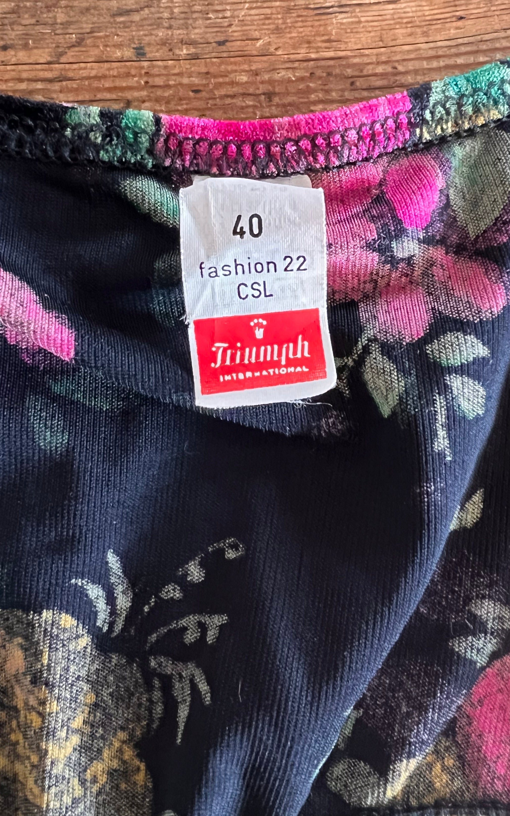 Vintage Triumph Velvet Bustier