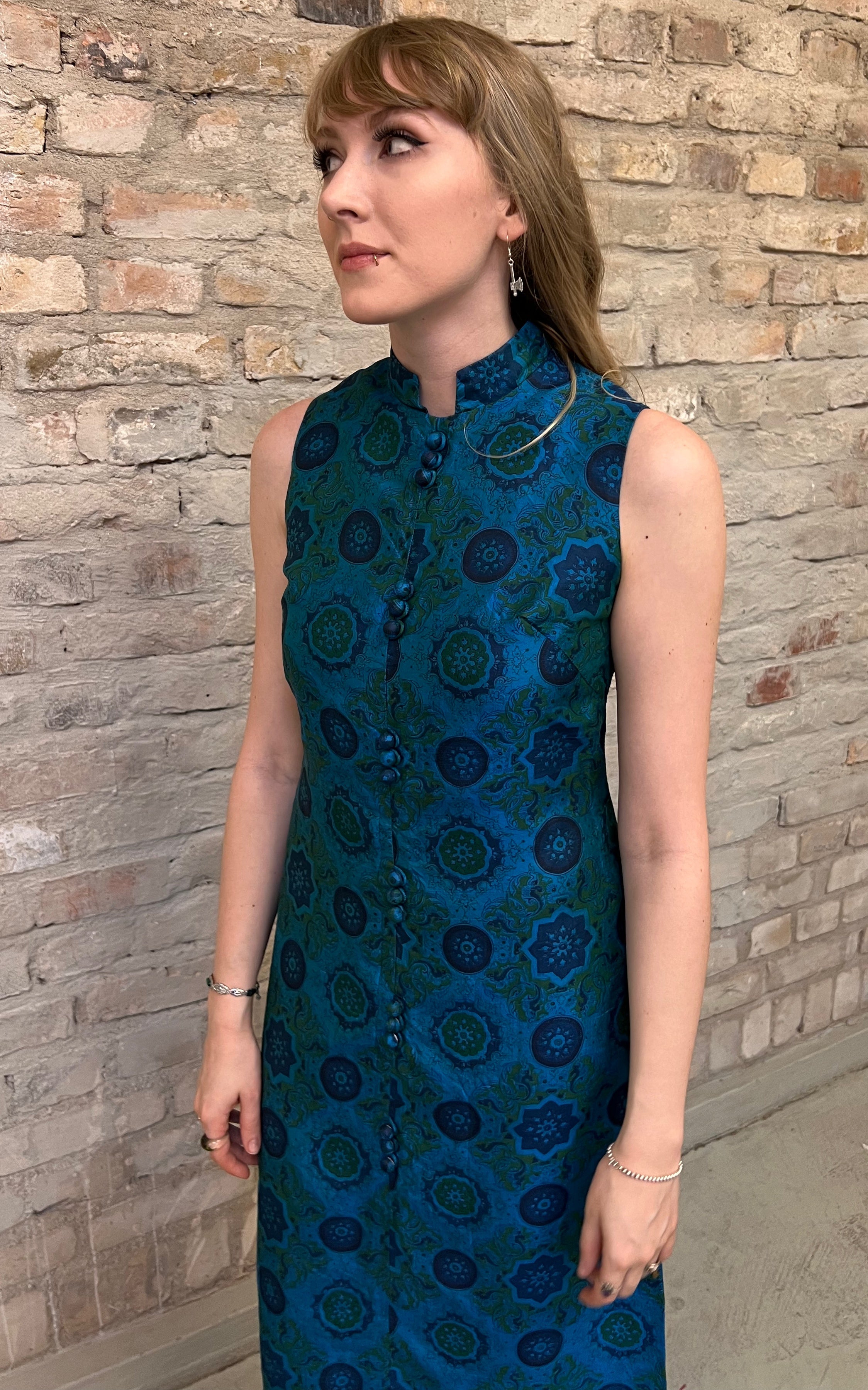 Vintage 60s Chinese Silk Dress