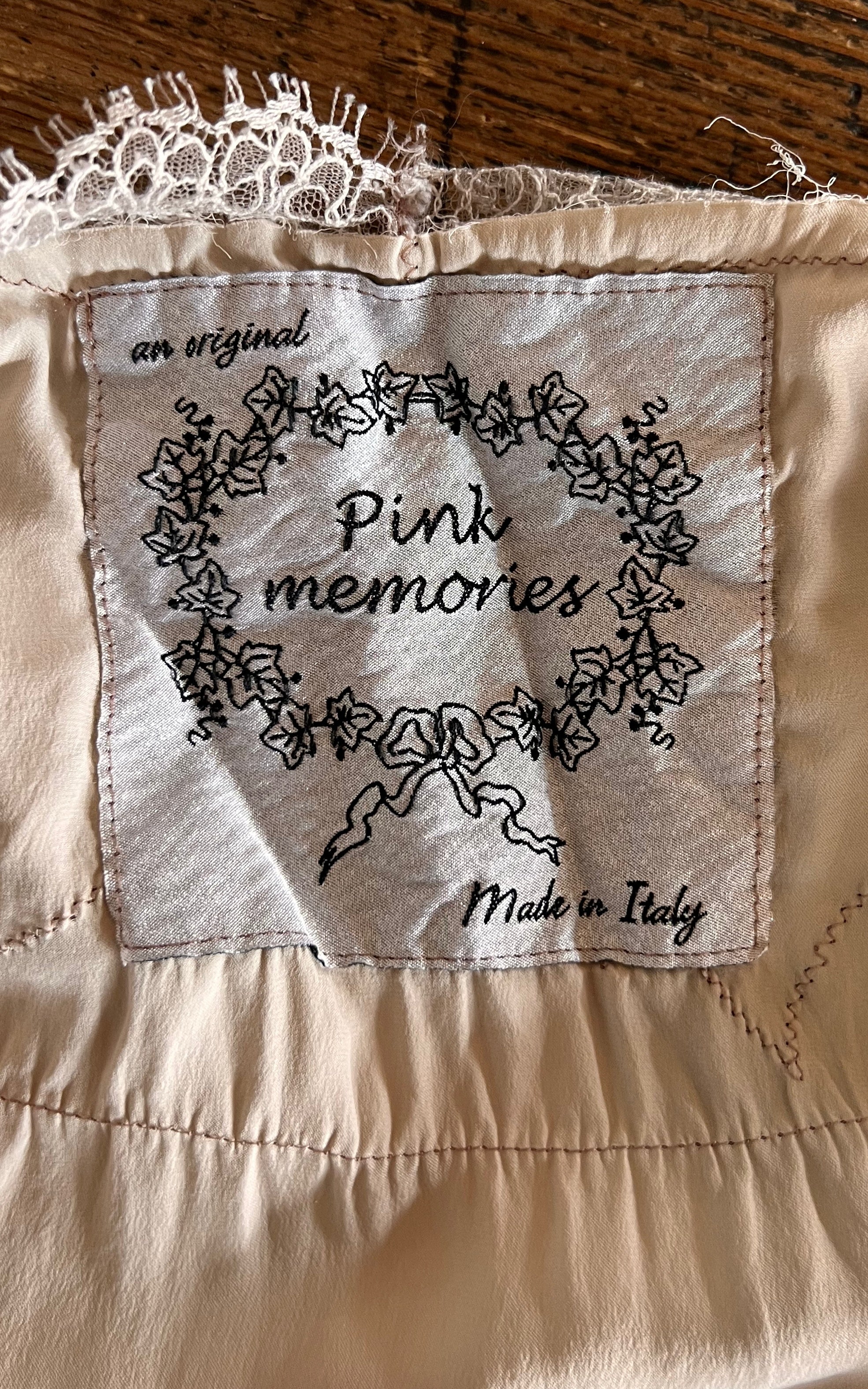 Vintage Y2K Silk Lace Dress