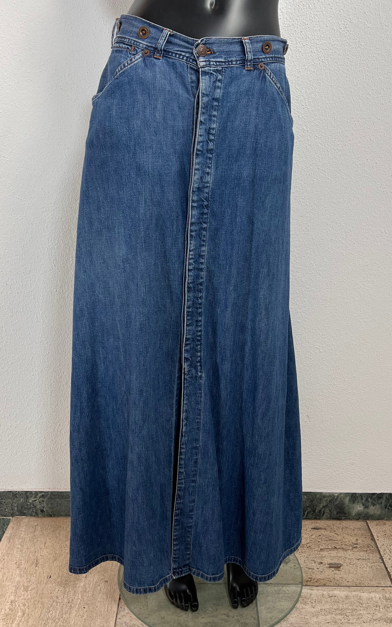 Vintage Ralph Lauren Maxi Denim Skirt