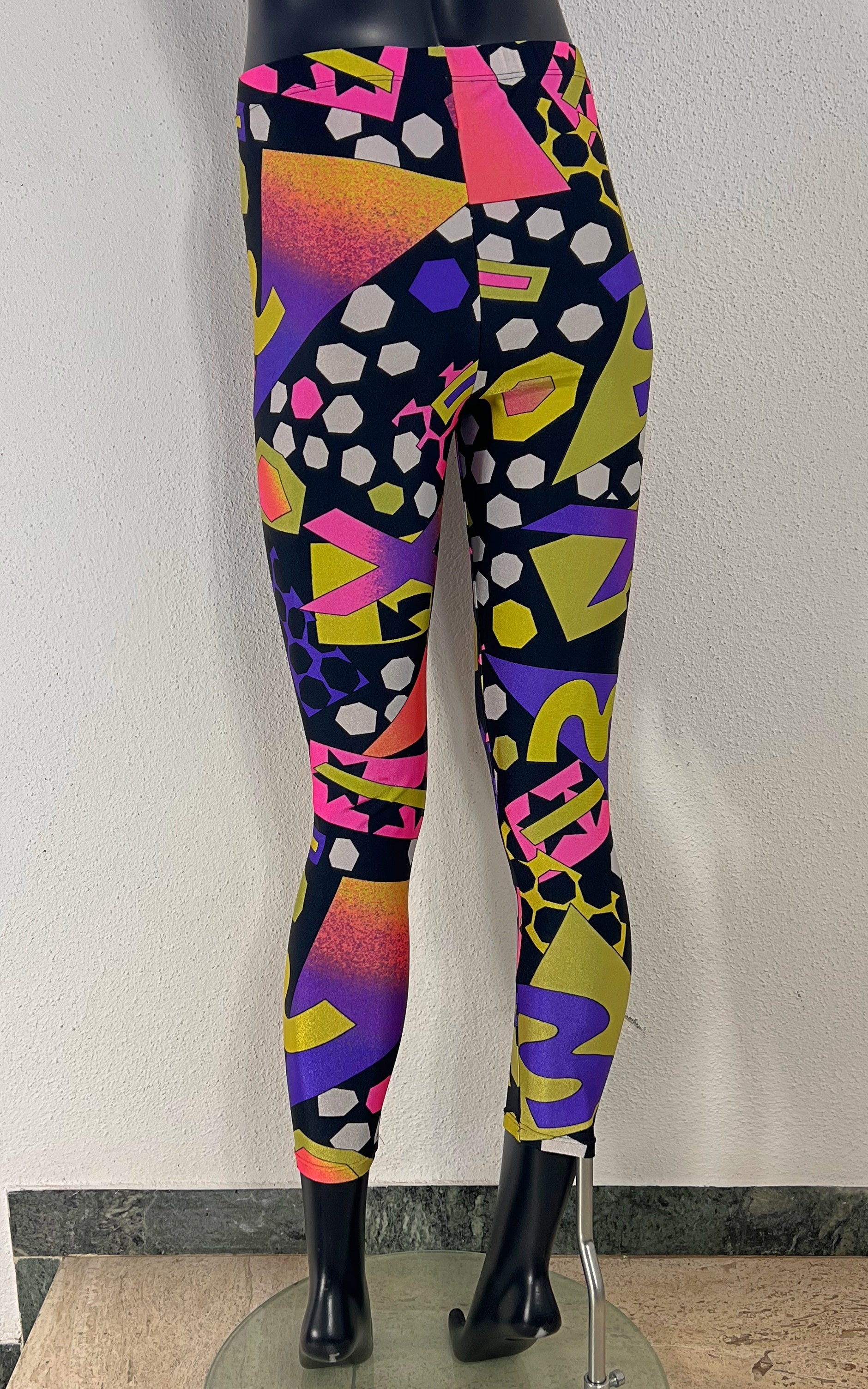 Vintage 90s Crazy Pattern Leggings