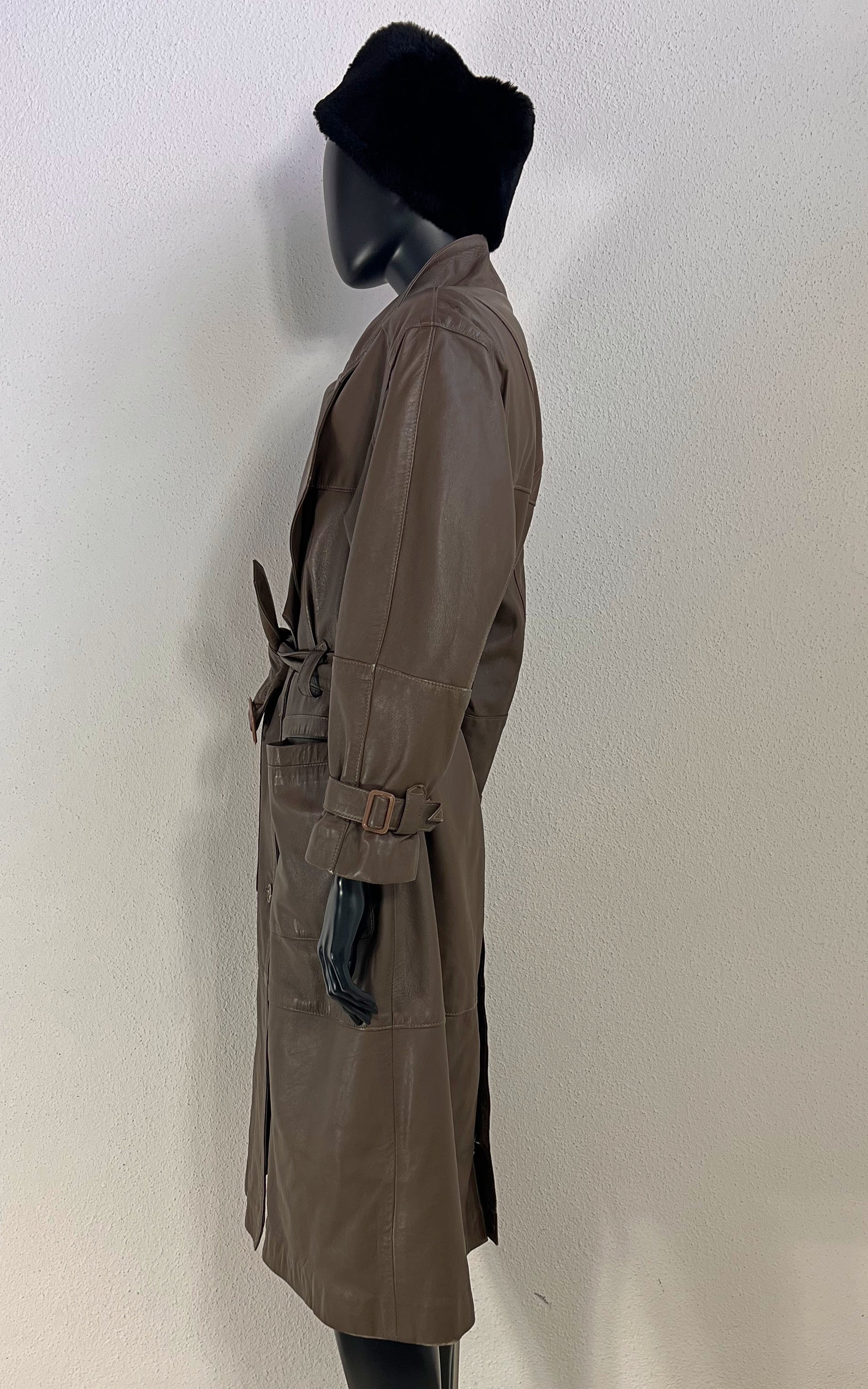 Vintage Leather Coat