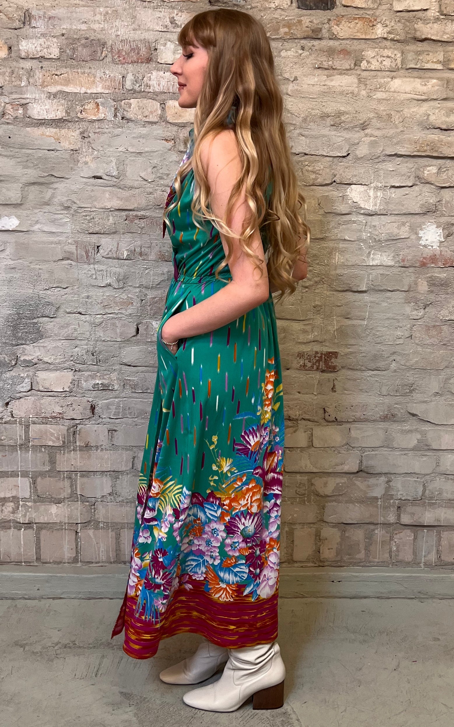 Vintage Oleg Cassini 70s Dress