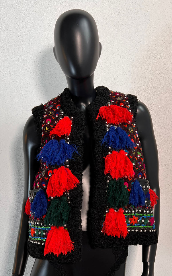 Gilet vintage in montone Romania Ungheria
