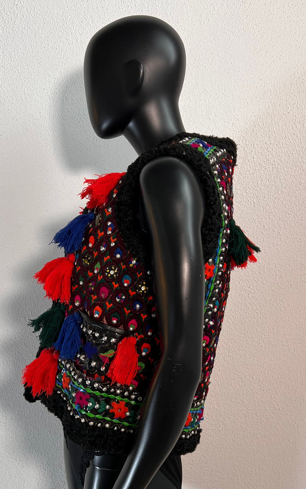 Gilet vintage in montone Romania Ungheria