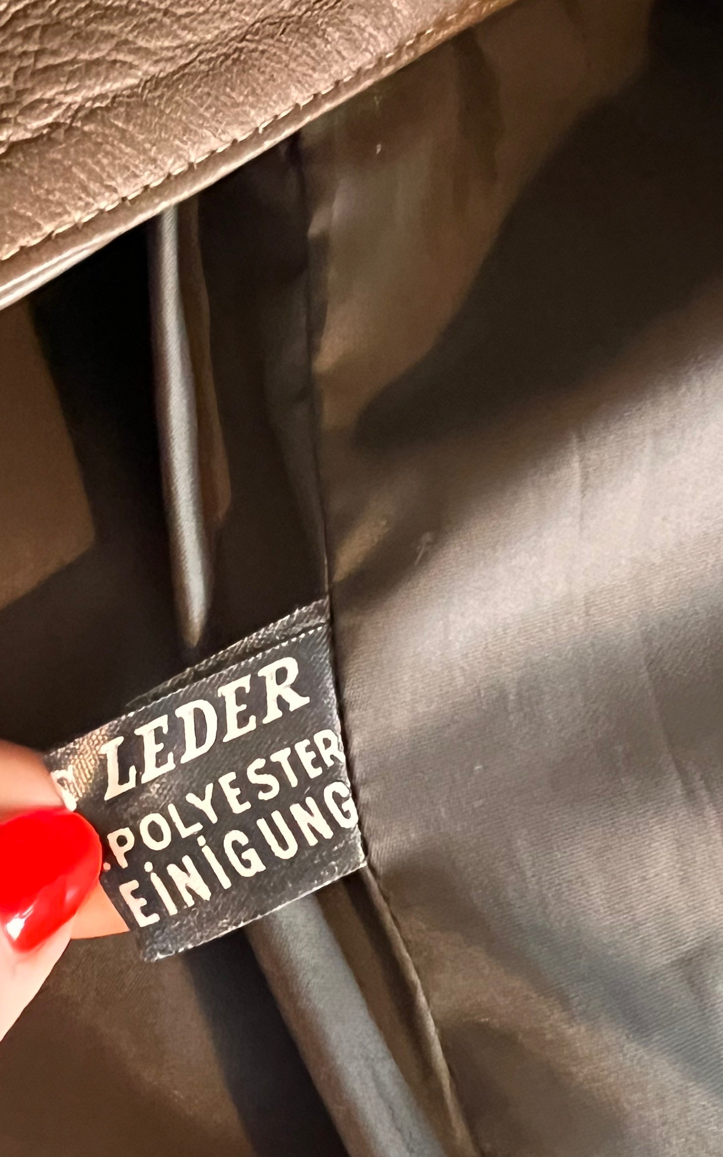 Vintage Leather Coat