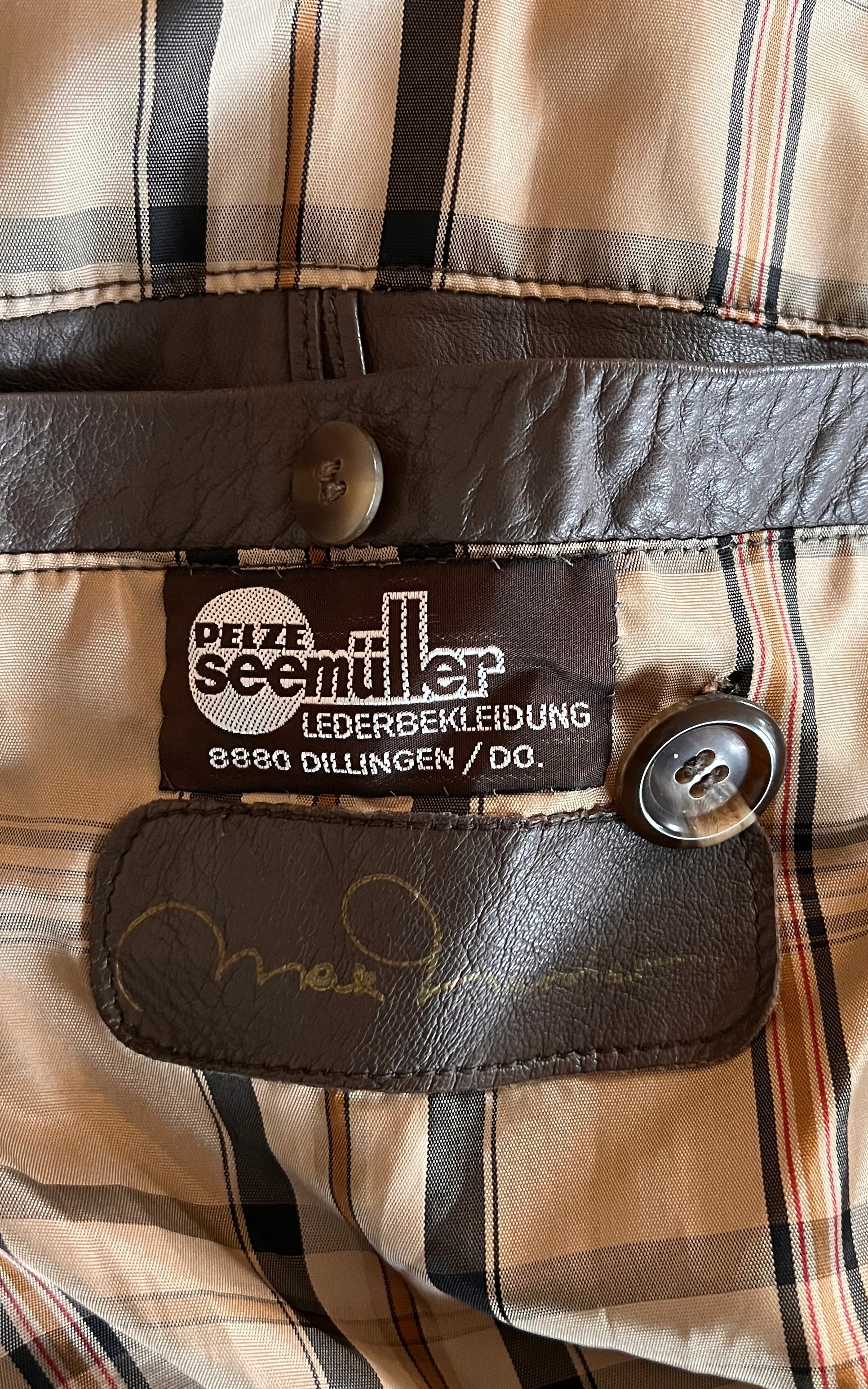 Vintage Leather Coat