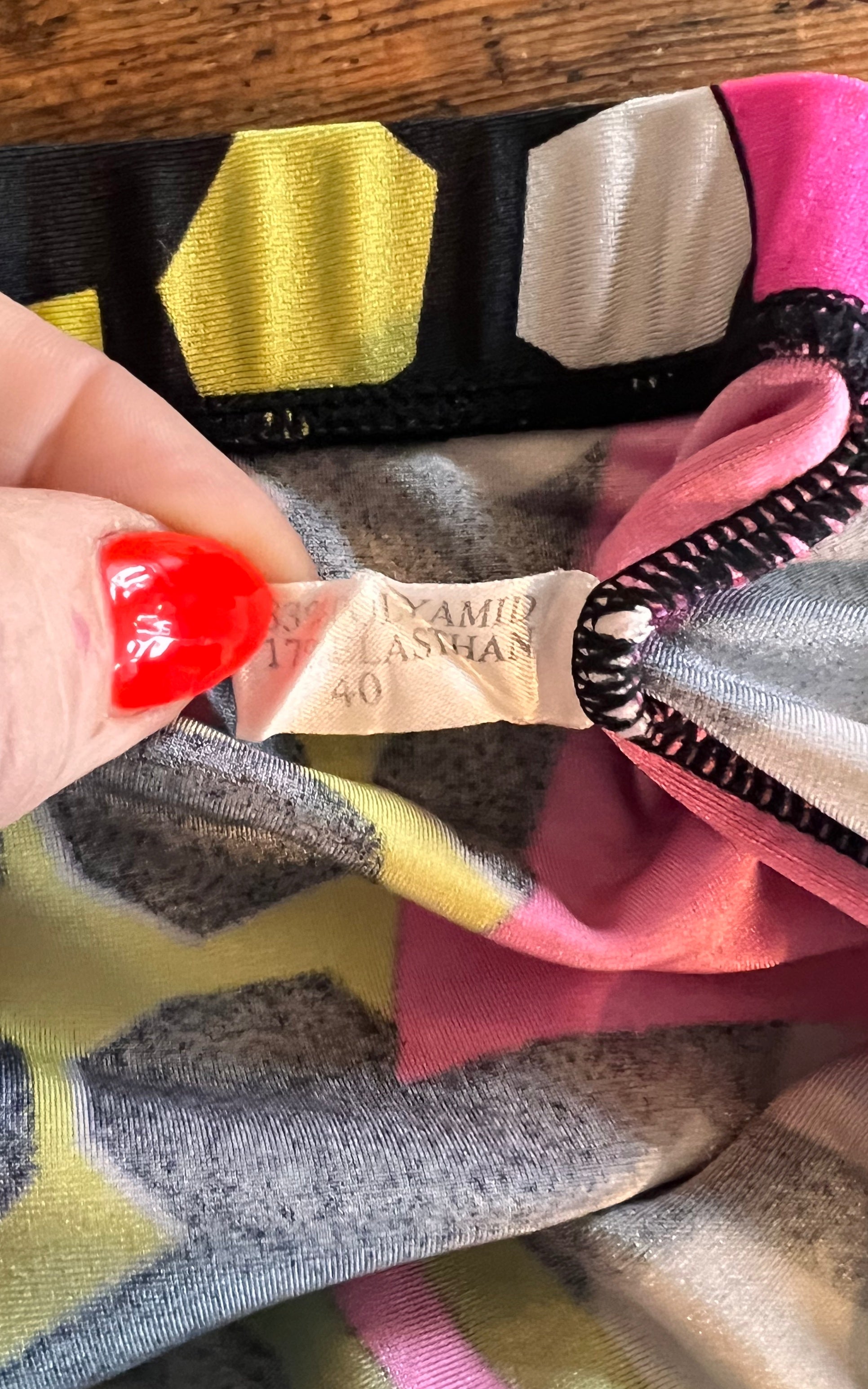 Vintage 90s Crazy Pattern Leggings