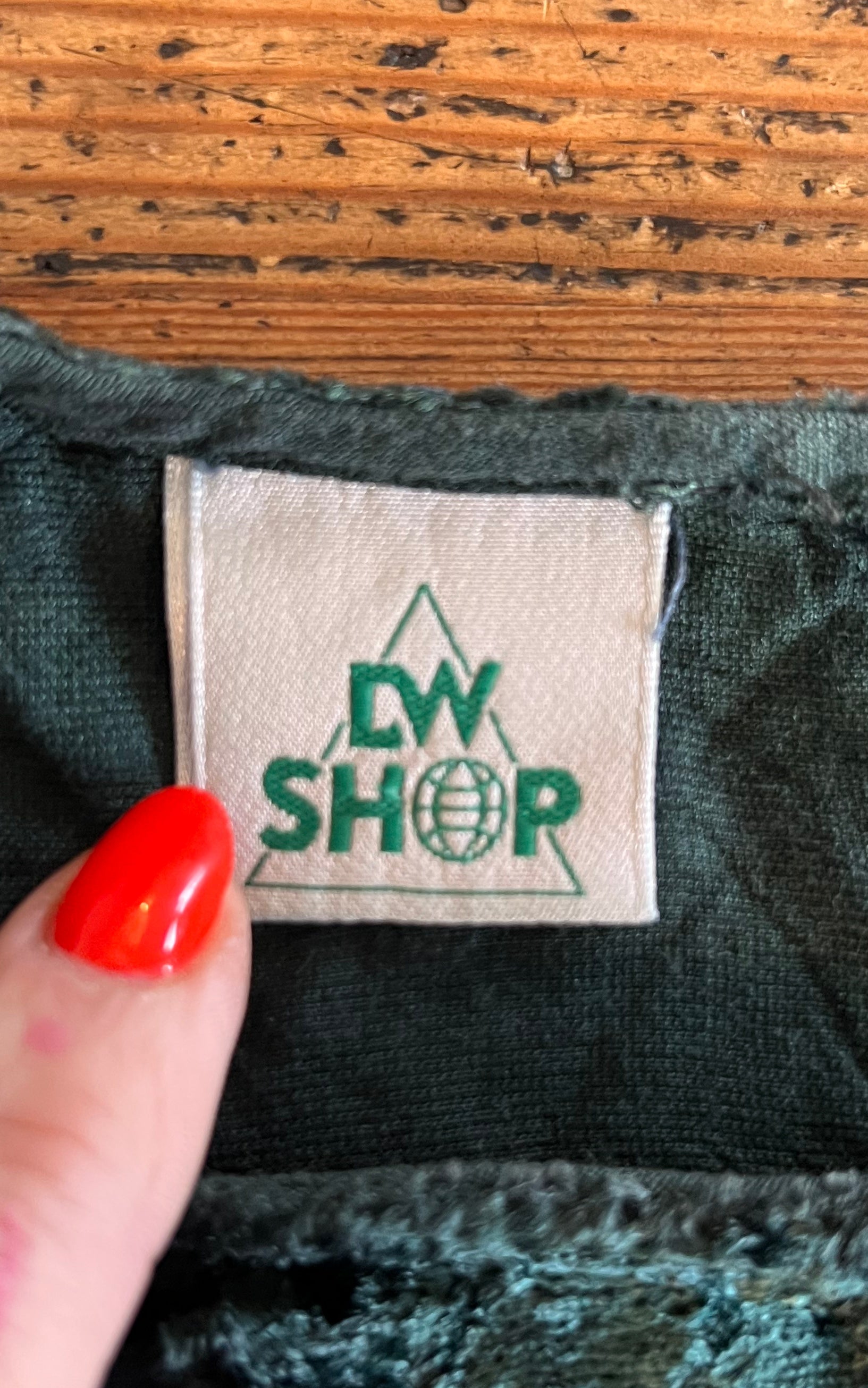 Vintage 90s Indian Velvet Shirt