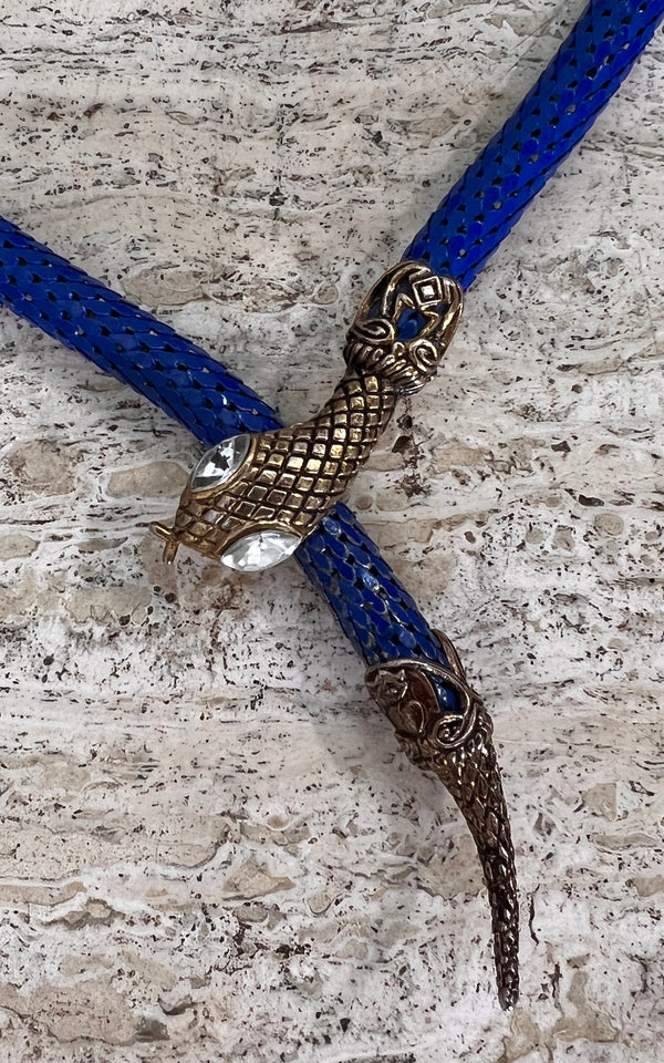 Vintage 90s Snake Necklace