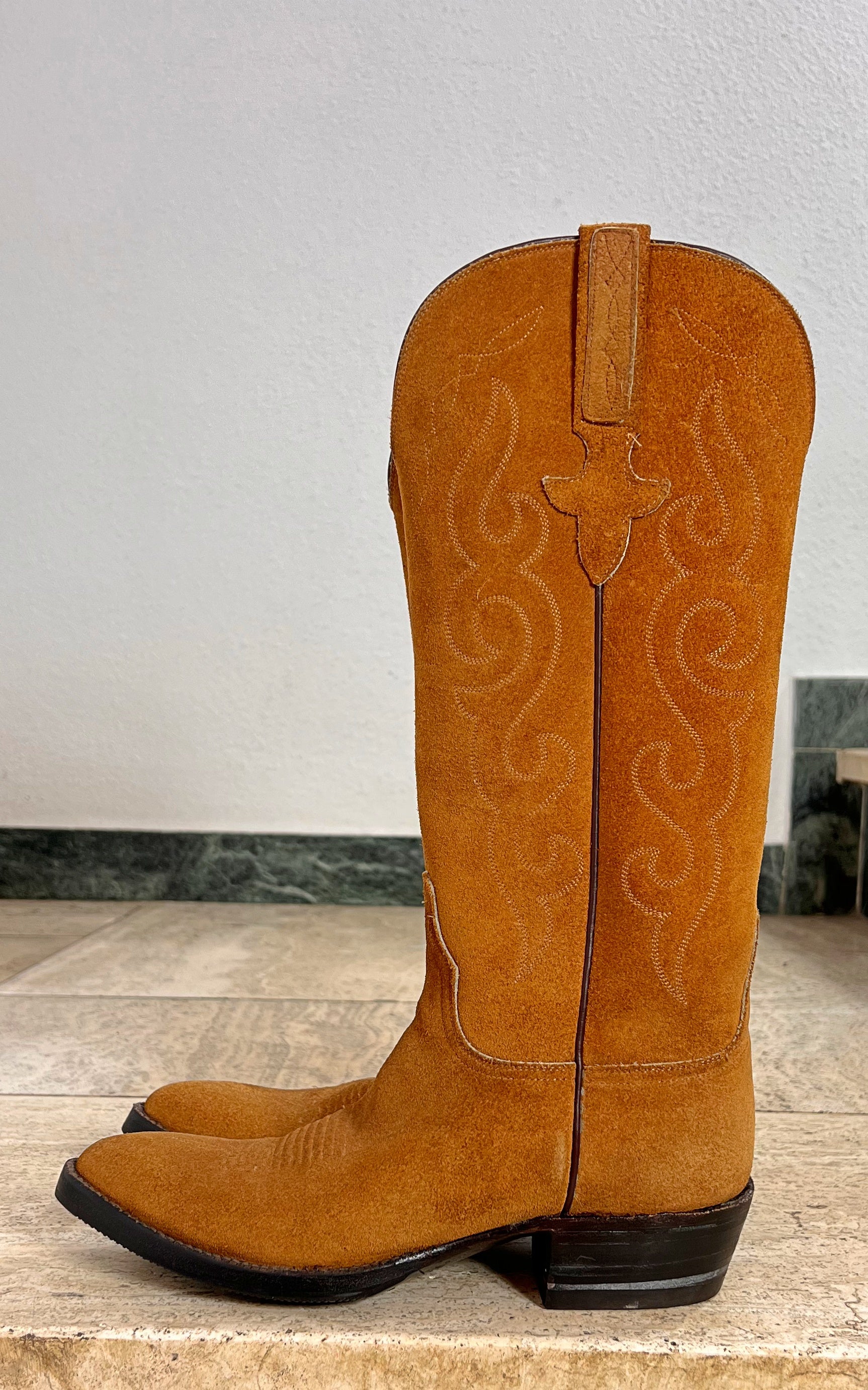 Vintage Handmade LUCCESE Cowboy Boots 37
