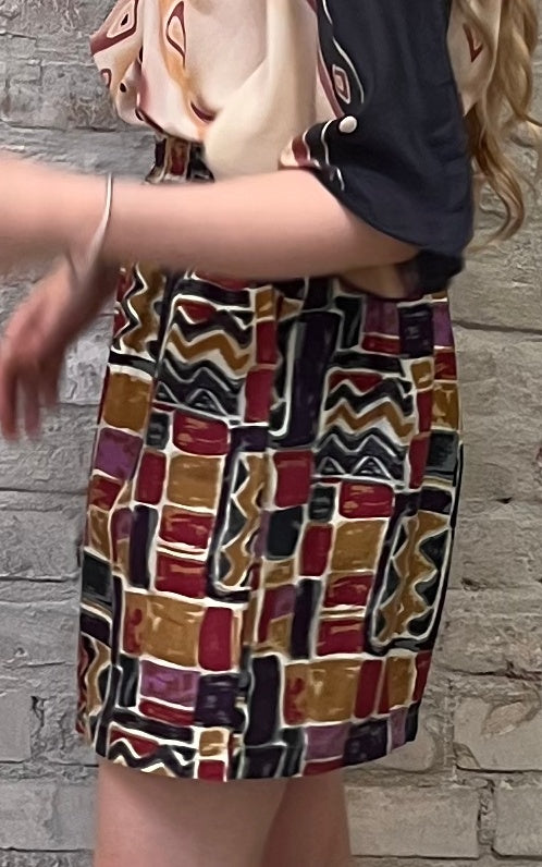 Vintage 90s Silk Shorts