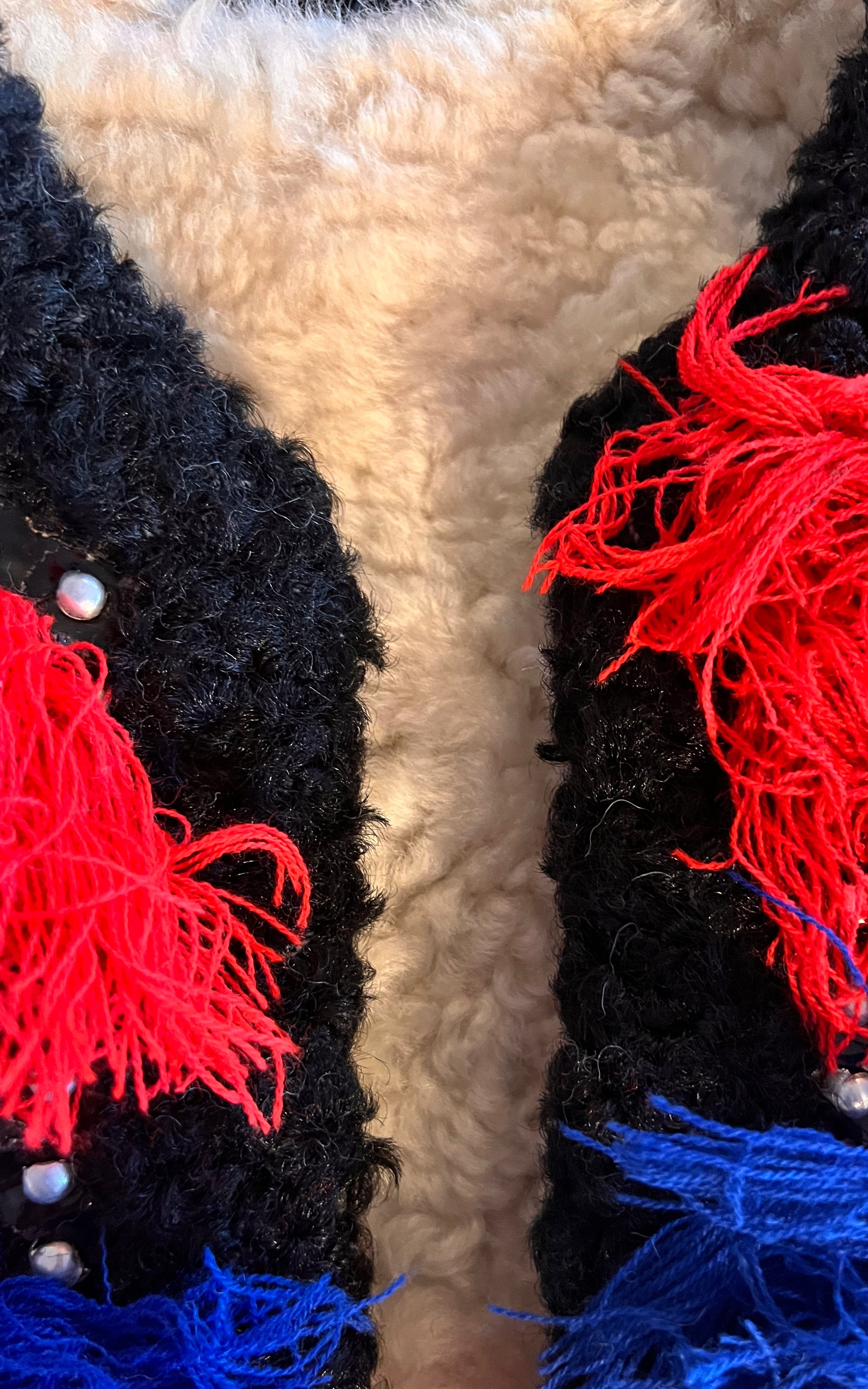 Vintage Romania Hungary Shearling Vest