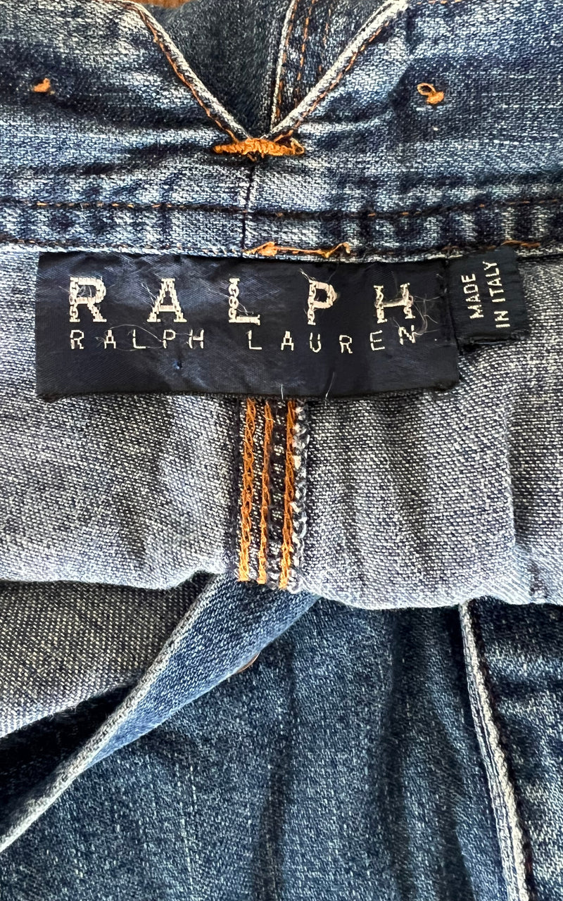 Vintage Ralph Lauren Maxi Denim Skirt