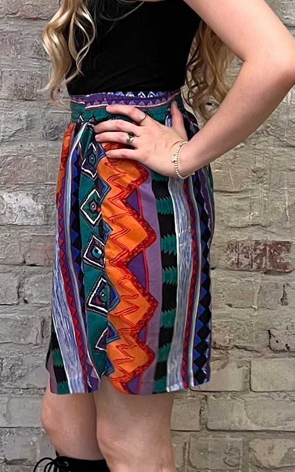 Vintage 90s Silk Shorts
