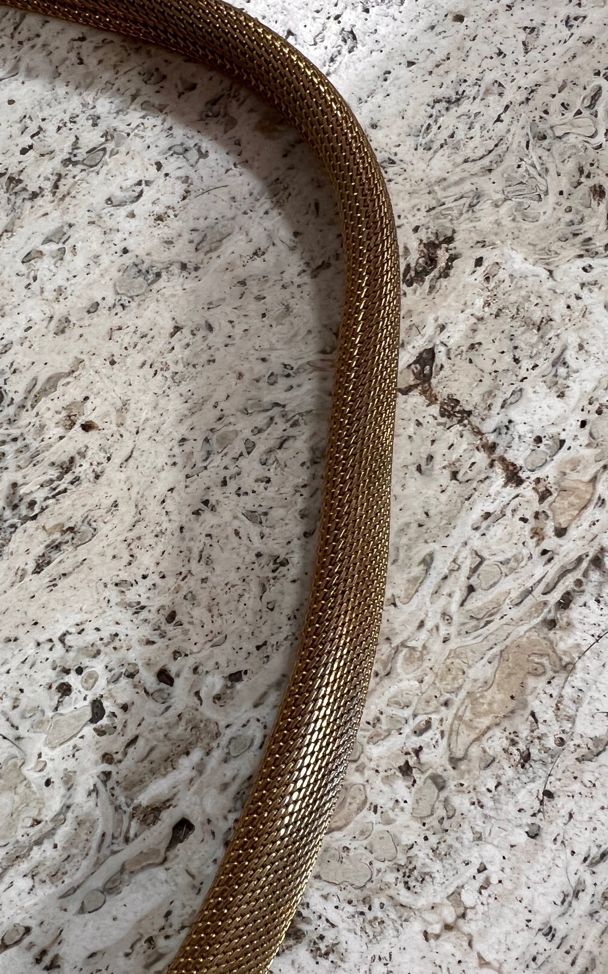 Vintage 60s Ram Heads Metal Mesh Belt