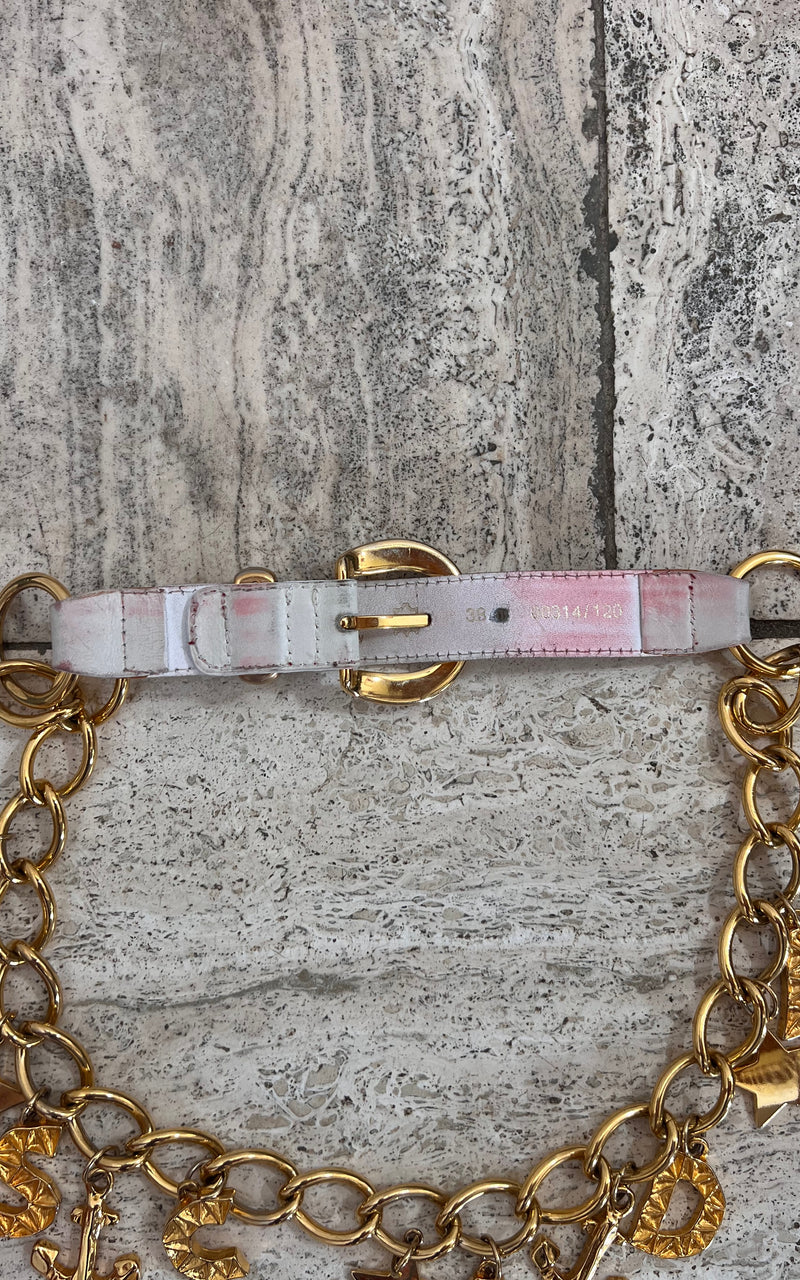 Vintage 80s Escada Nautical Chain Belt