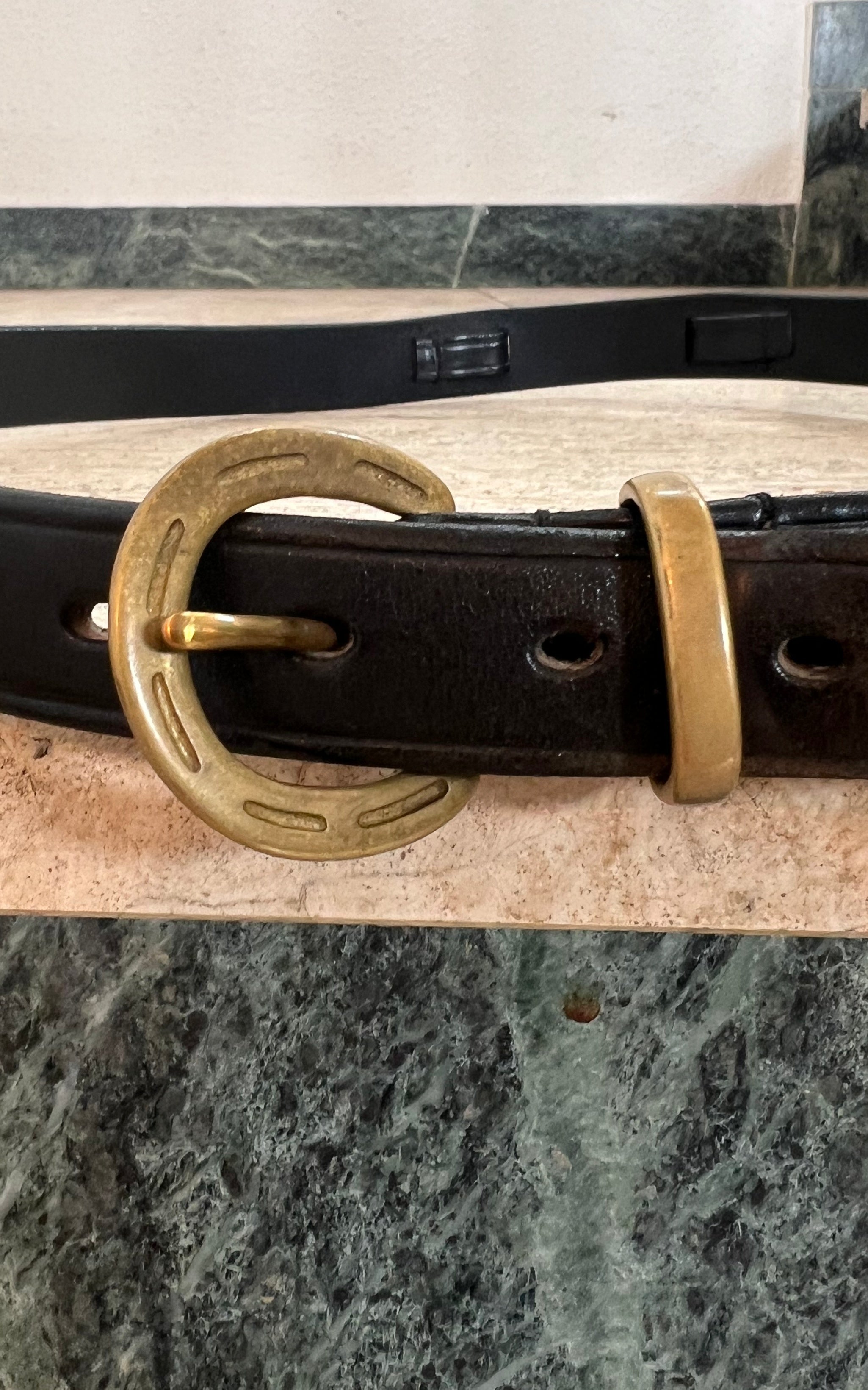 Vintage Horsebit Ruder Belts Belt
