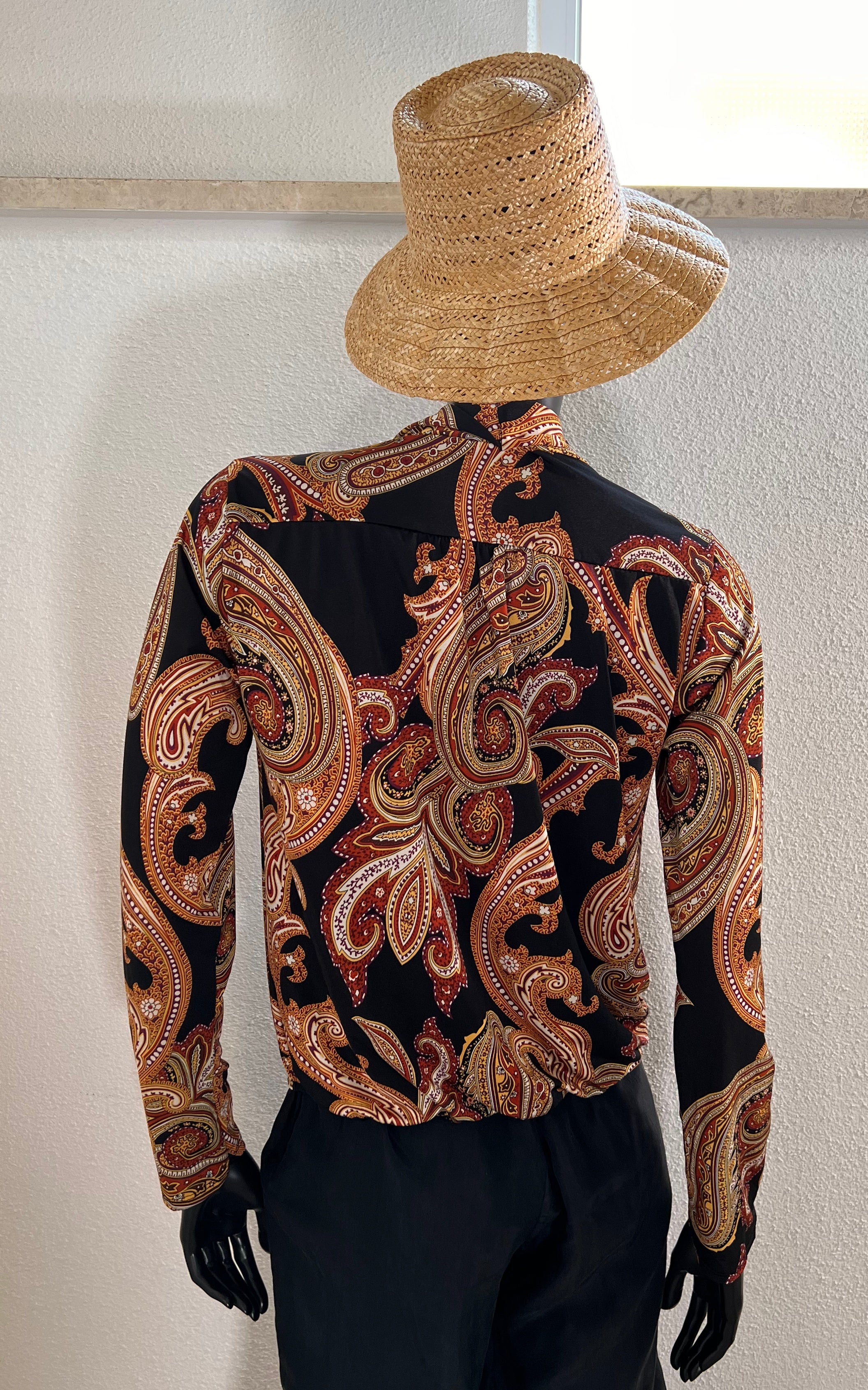 Vintage 90s Vestino Paisley Top