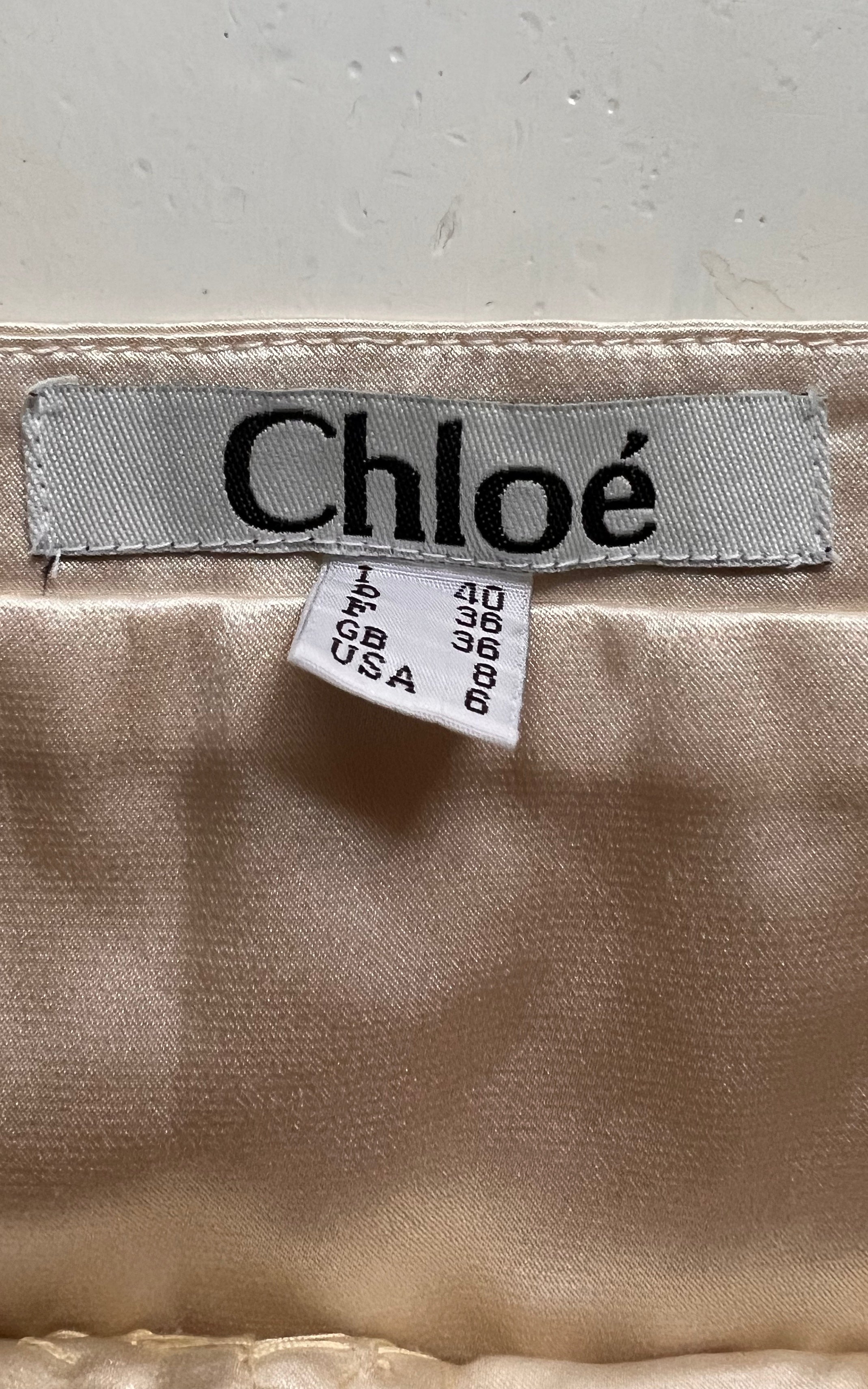 Vintage Chloe Silk Dress