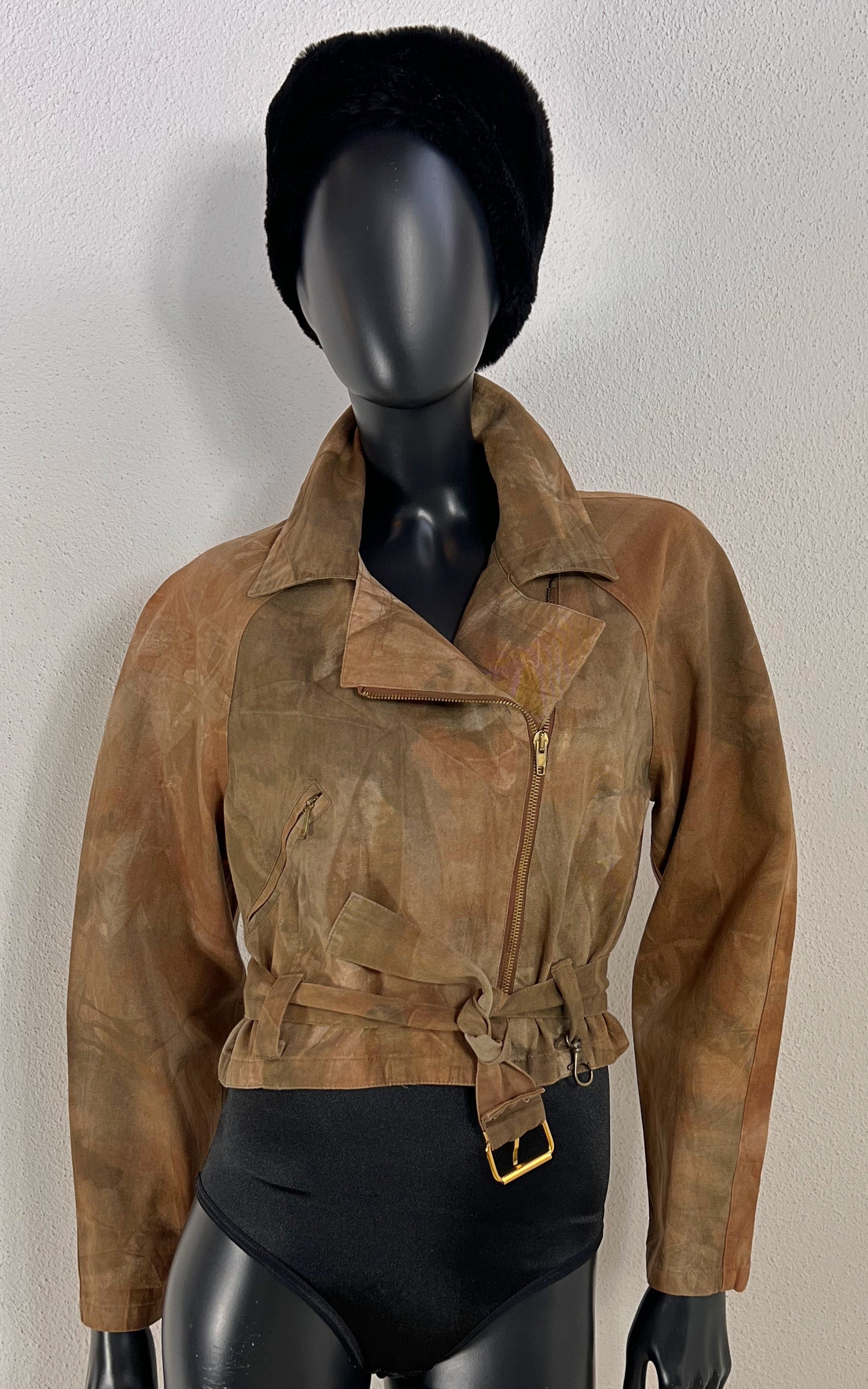 Vintage Tye Dye Cropped Jacket