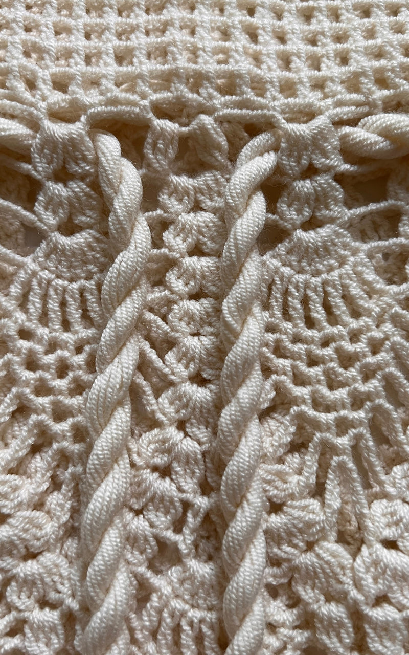 Vintage 70s Crochet Dress