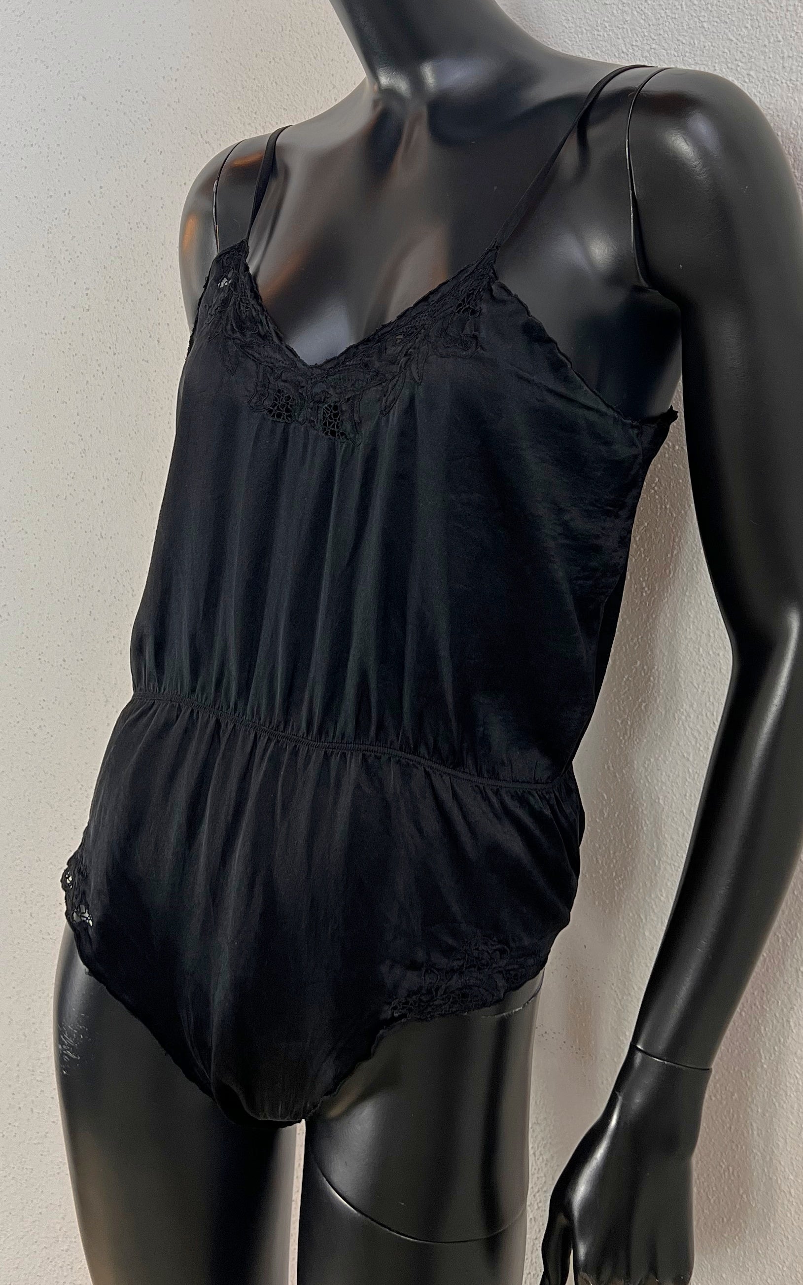 Vintage Silk Teddy Body