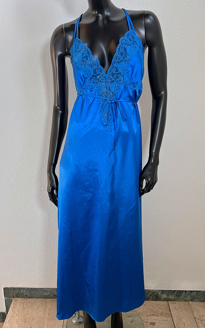 Vintage Fürstenberg Electric Blue Slip Dress