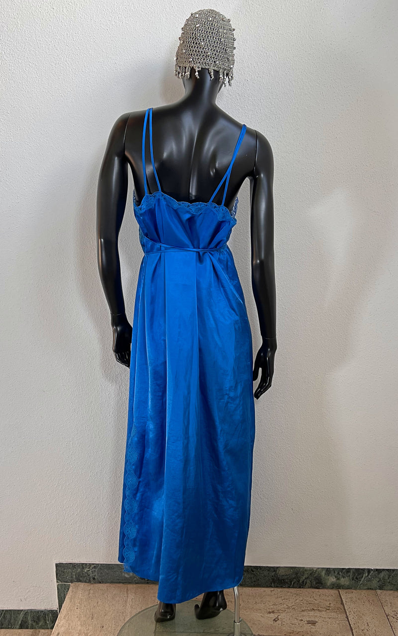 Vintage Fürstenberg Electric Blue Slip Dress