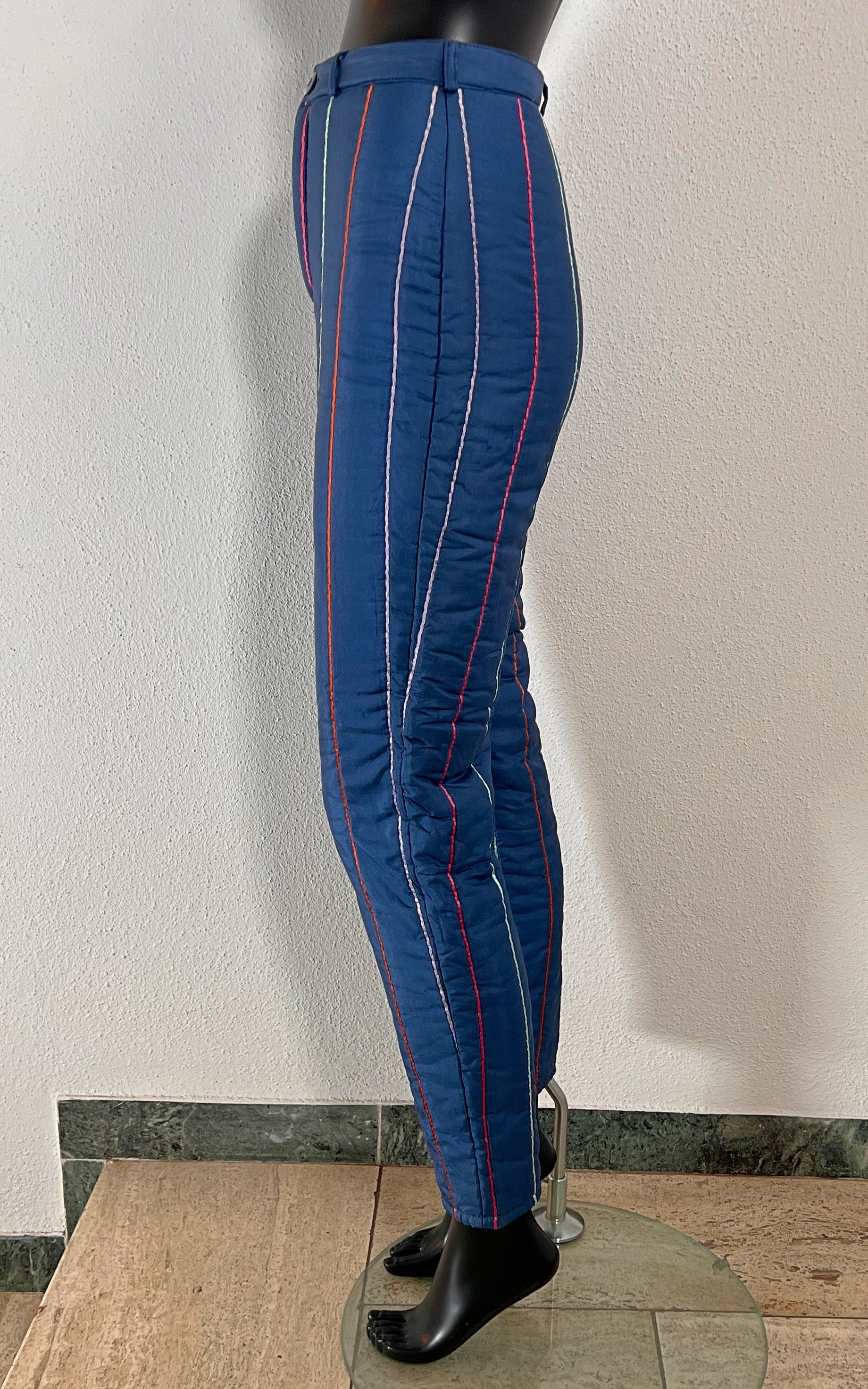 Vintage Zeppelin Puffy Silk Pants