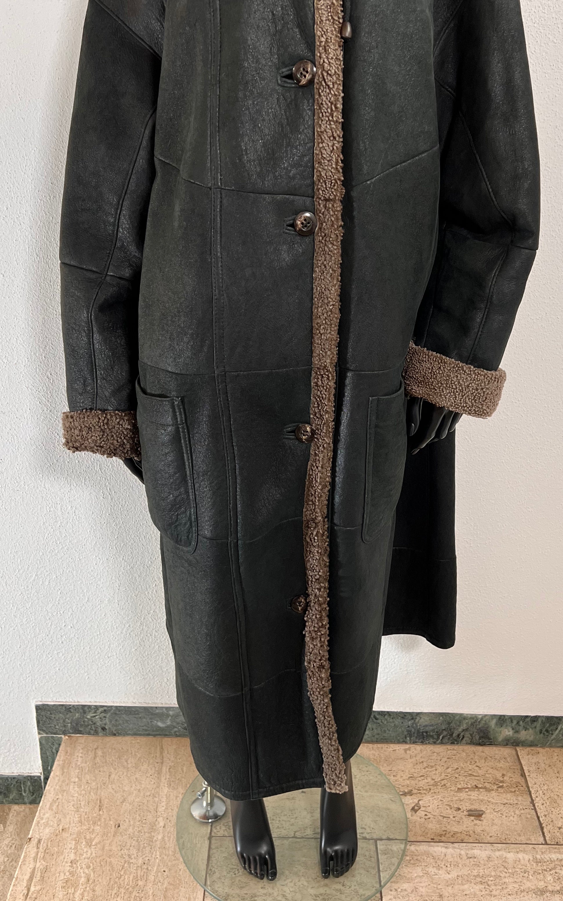 Vintage Christ Shearling Coat