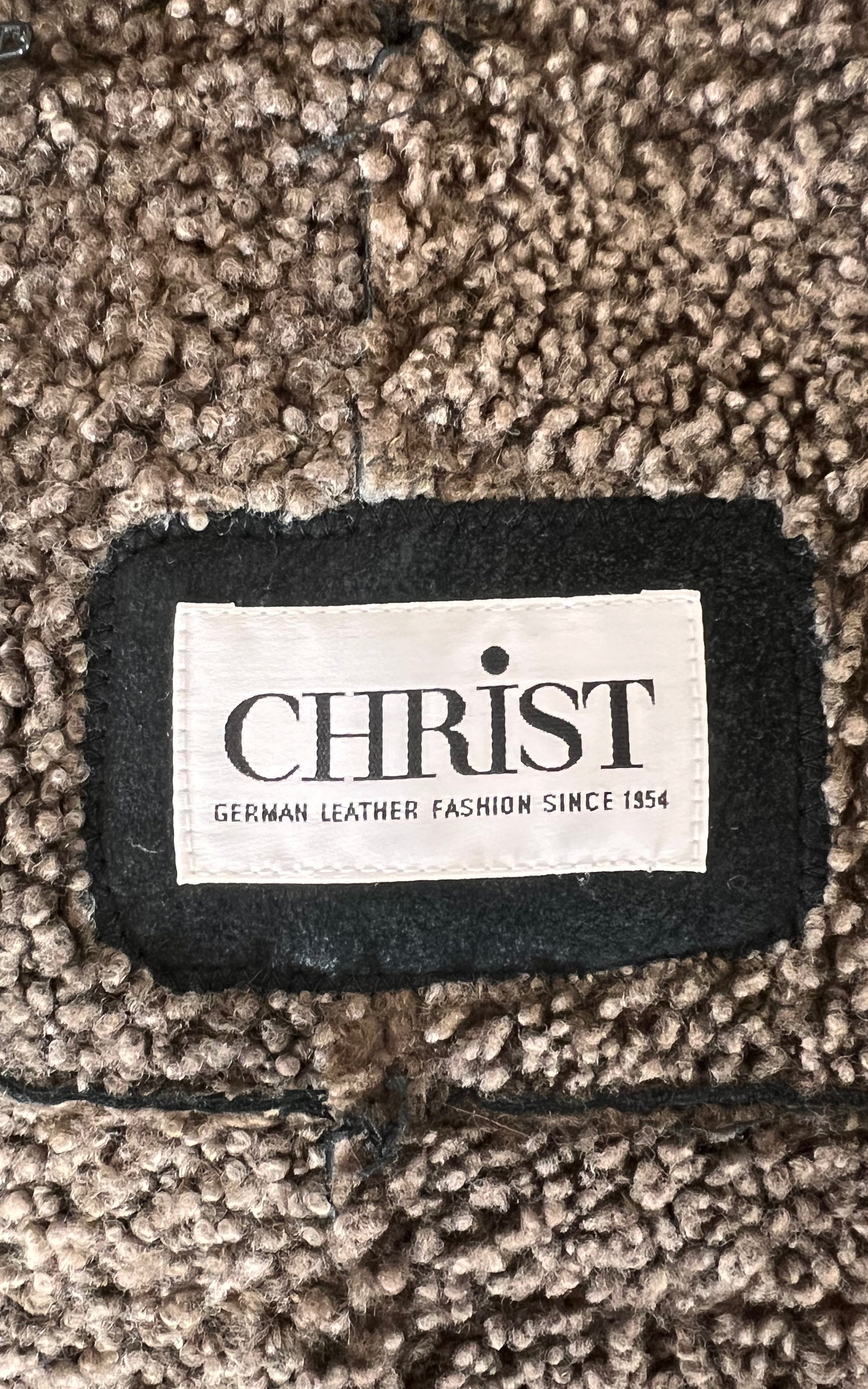 Vintage Christ Shearling Coat