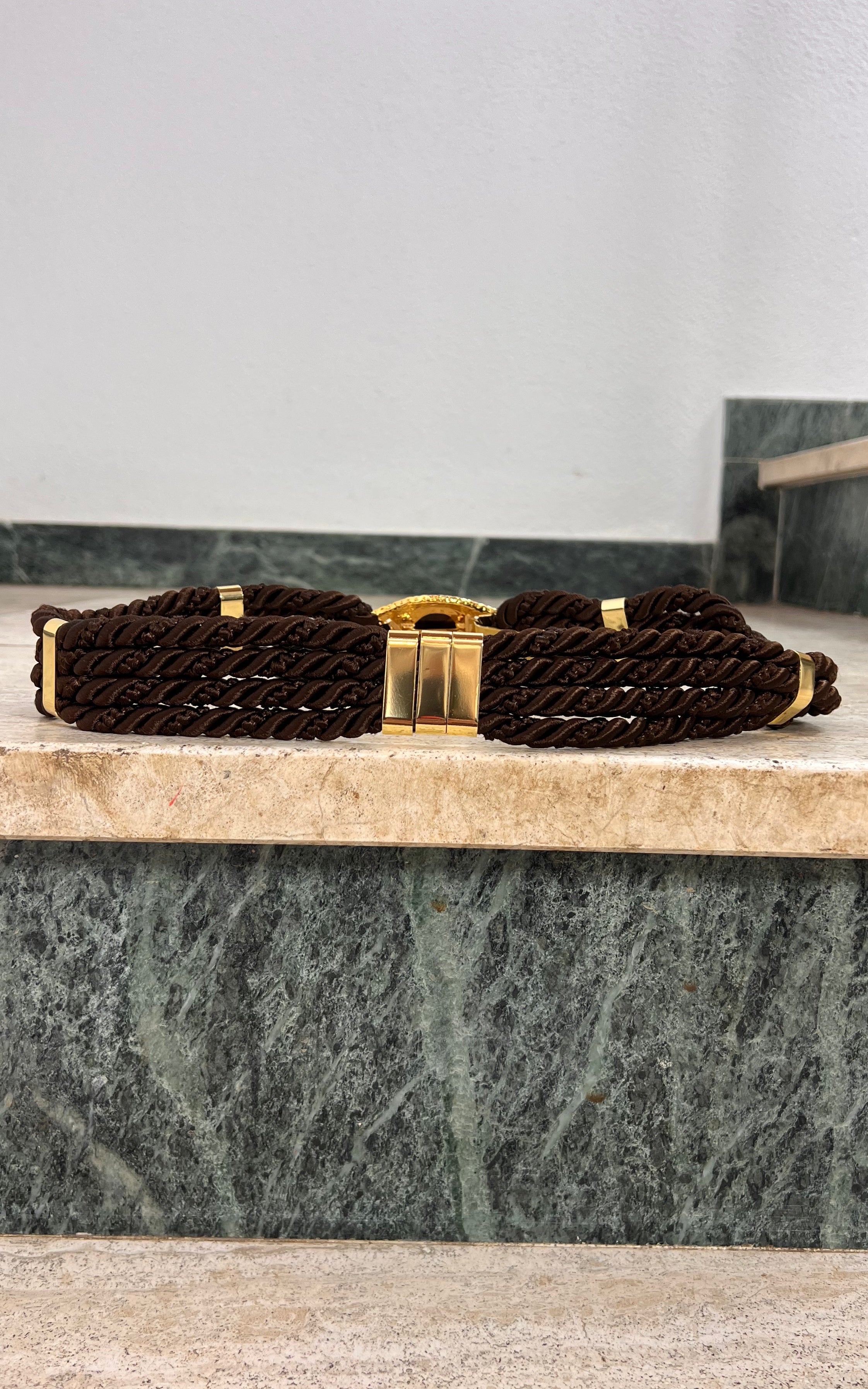 Vintage 70s Statement Rope Belt