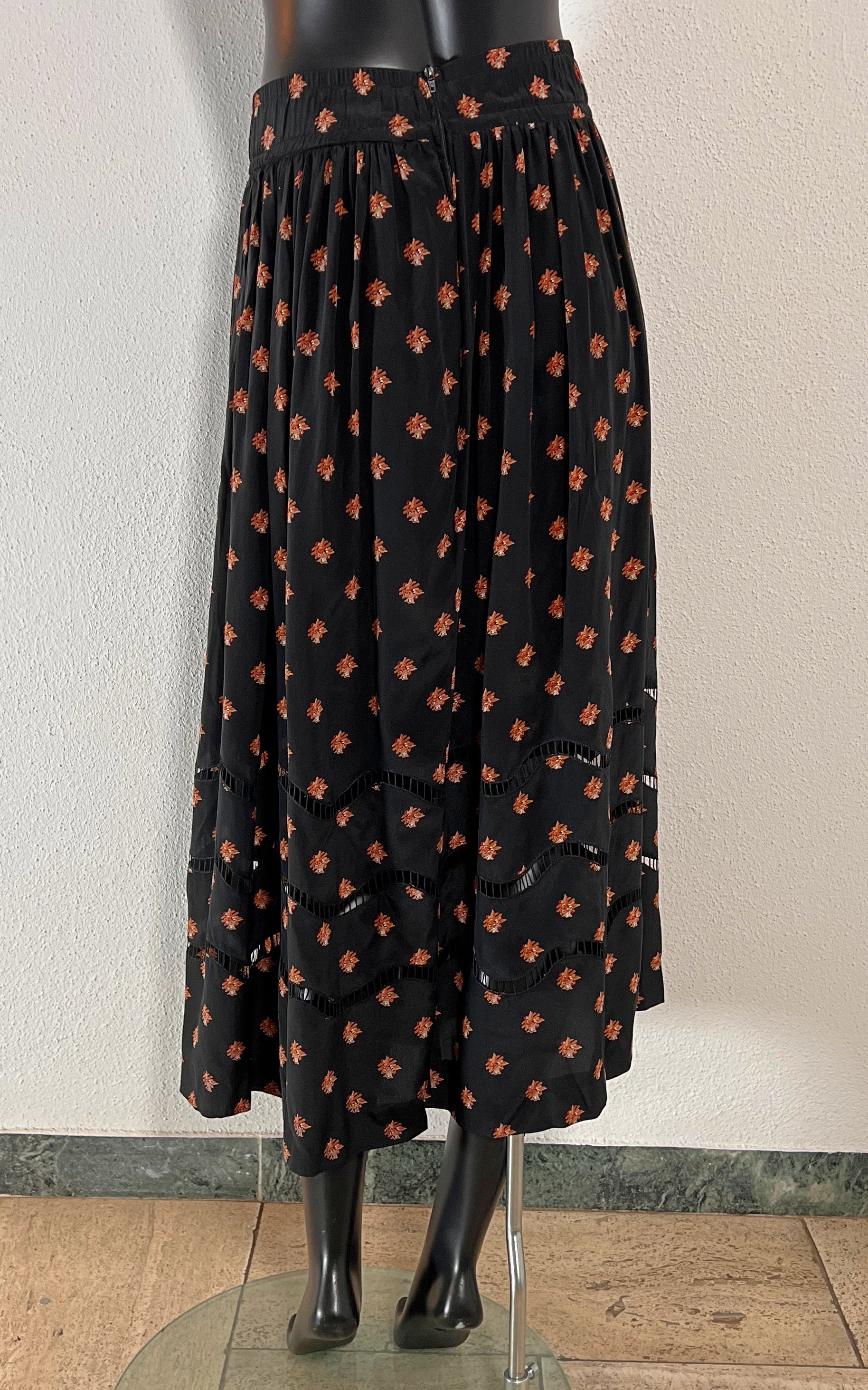 Vintage Christian Dior Silk Skirt