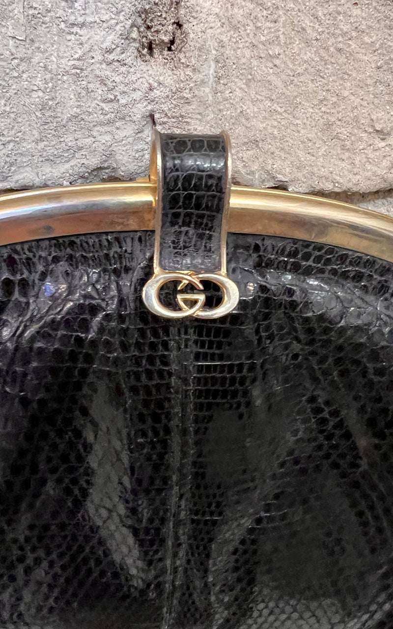 Vintage GG Snakeskin Bag
