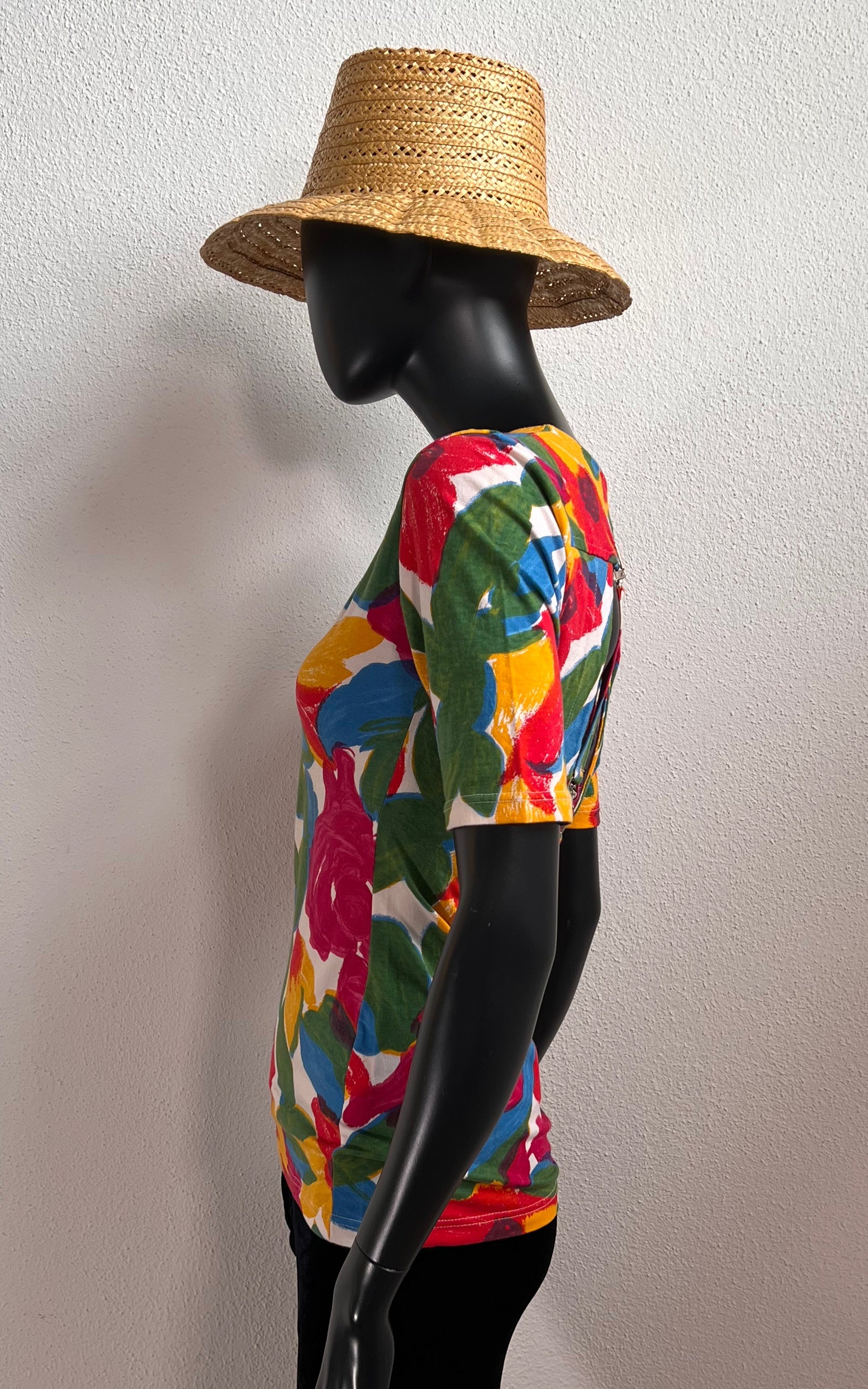 Top a fiori vintage anni '90