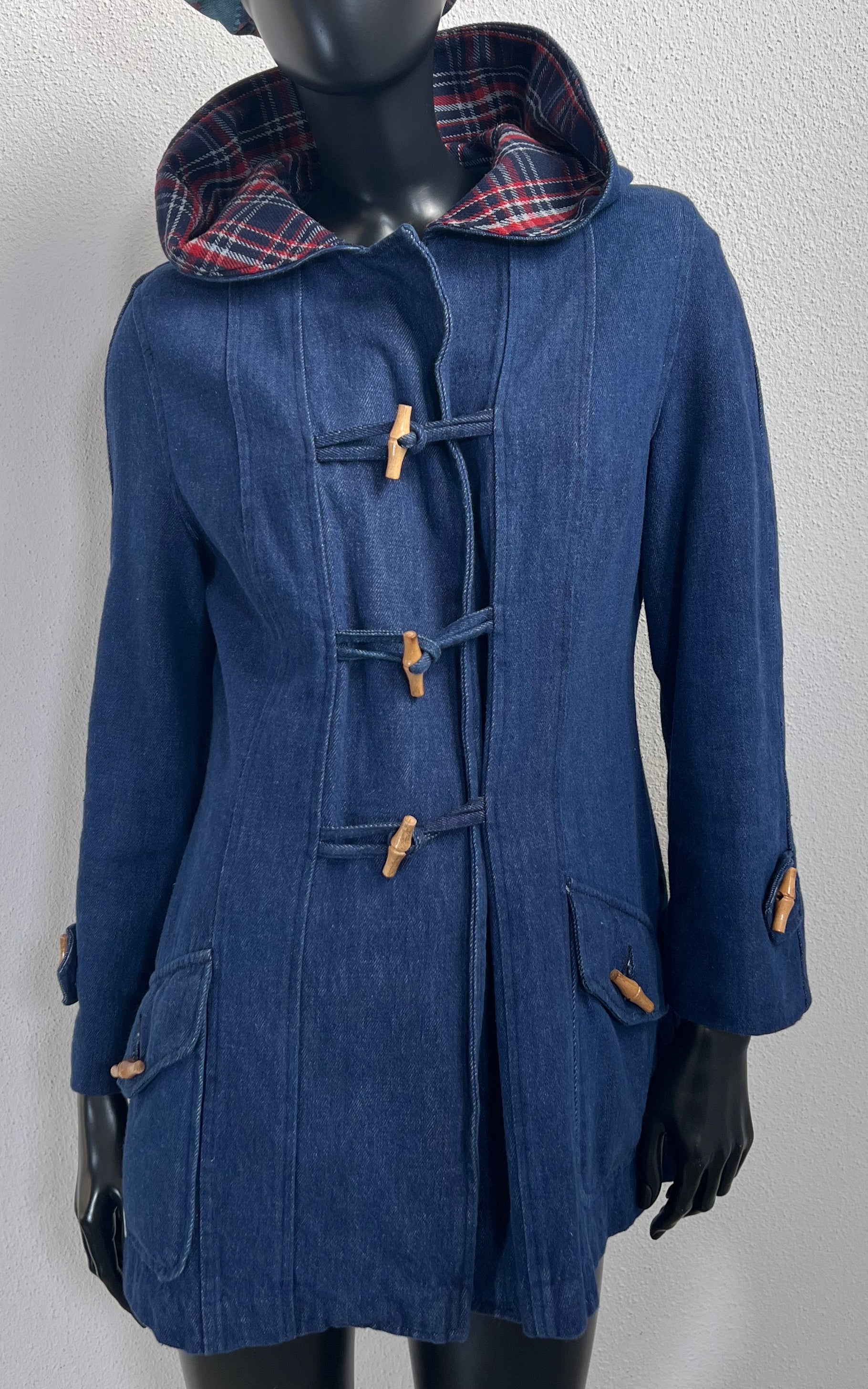Vintage 70s Denim Parka