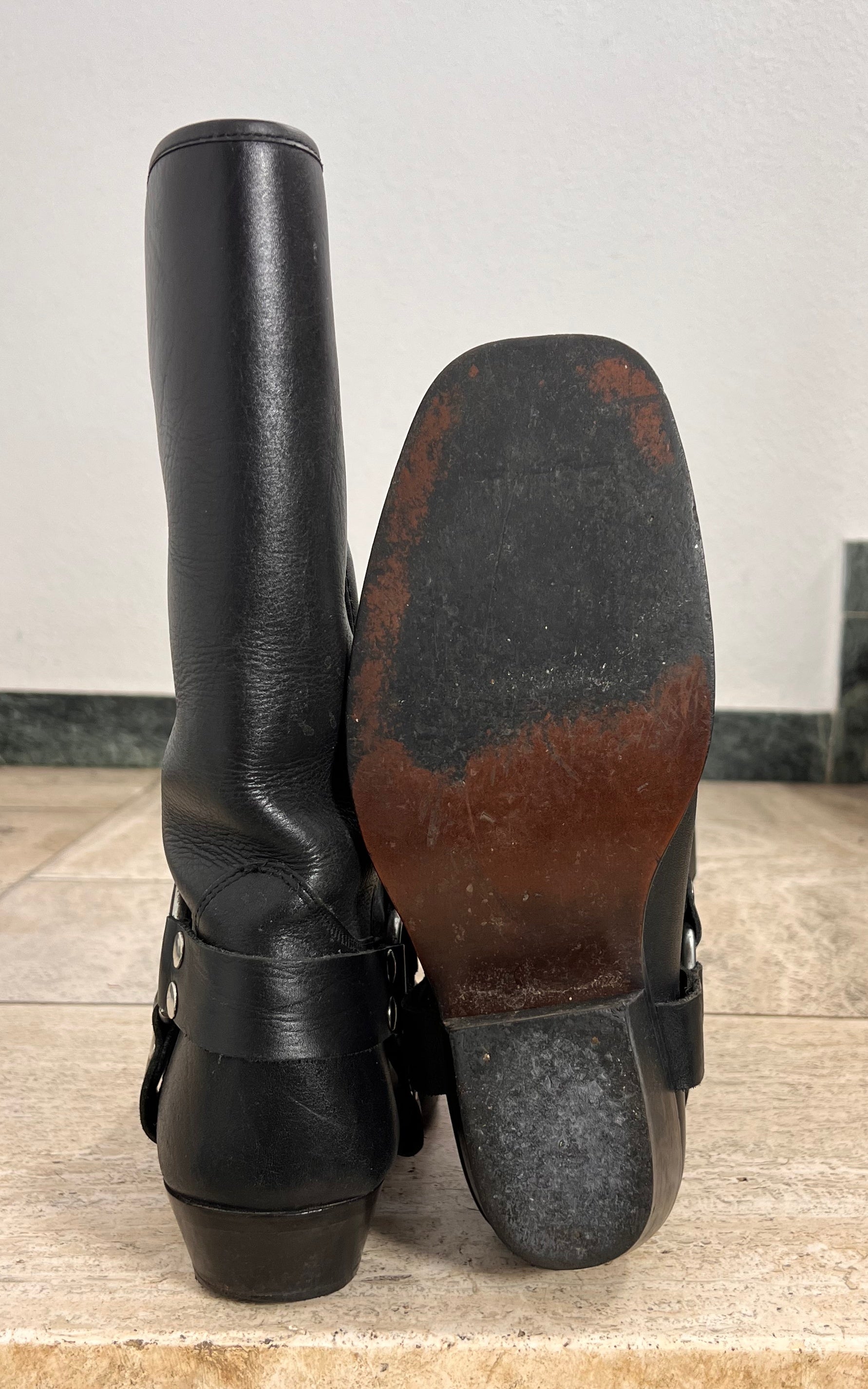 Vintage MENS Biker Boots 42