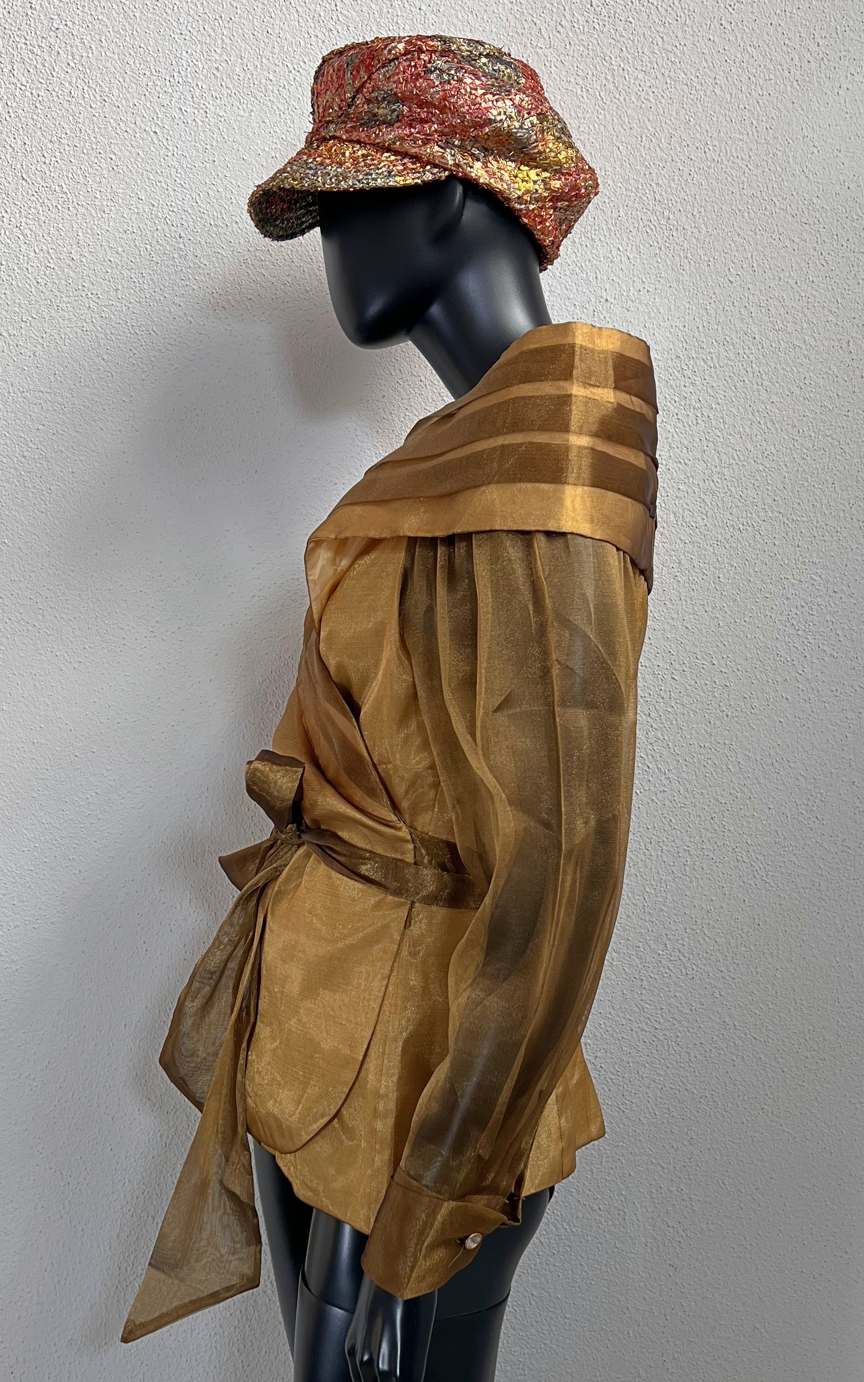 Vintage 90s Wrap Blouse