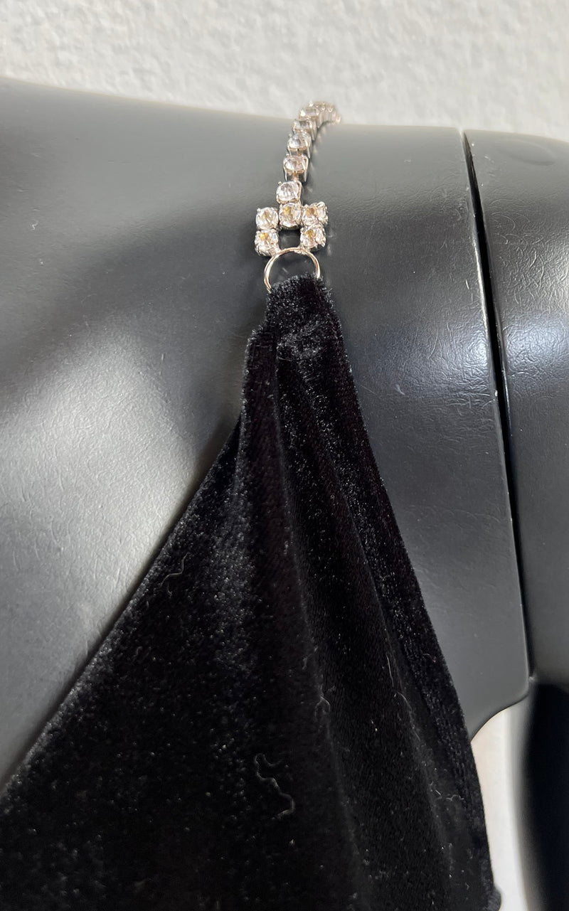 Vintage 90s Velvet Dress