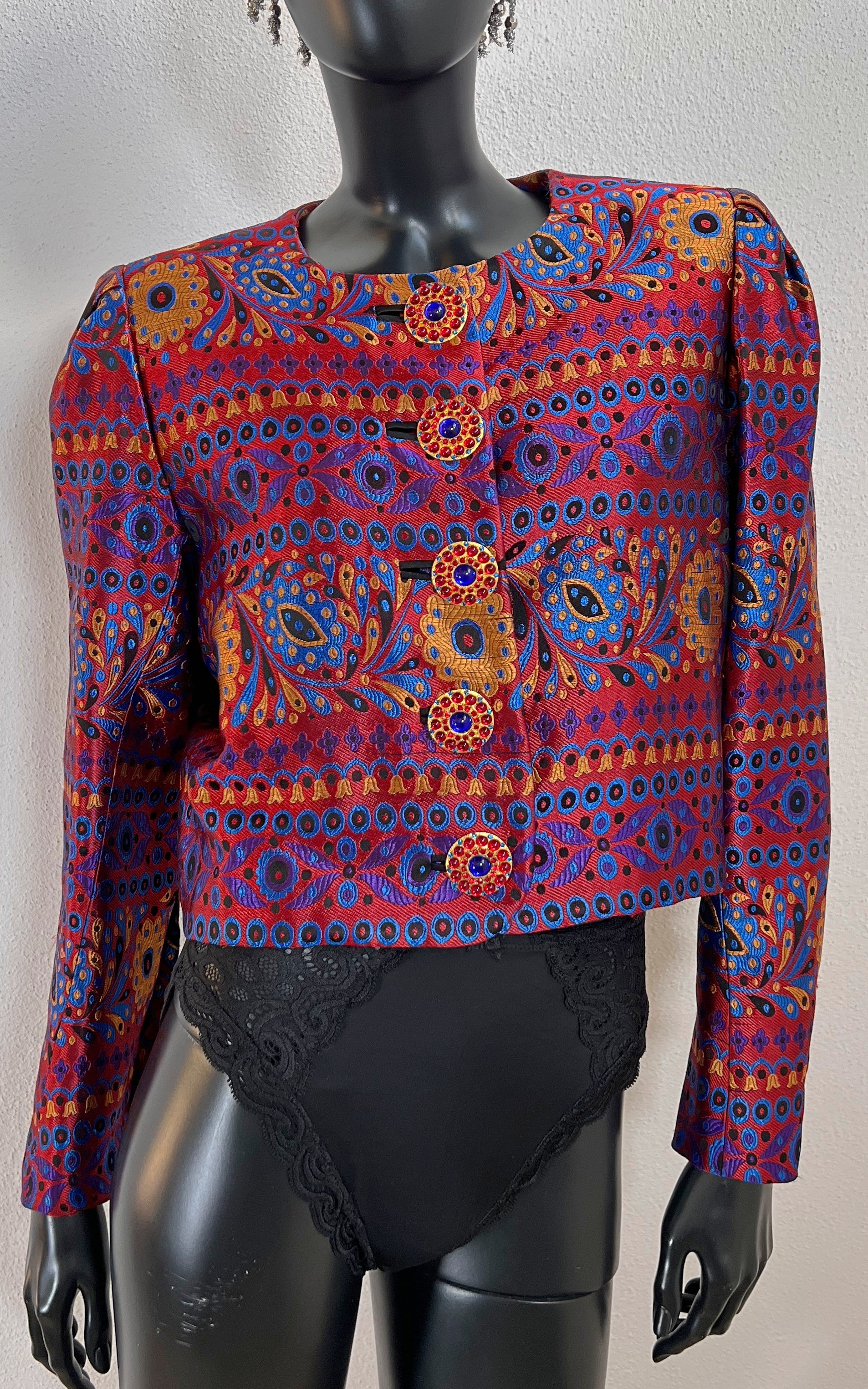 Iconic Yves Saint Laurent Brocade Jacket