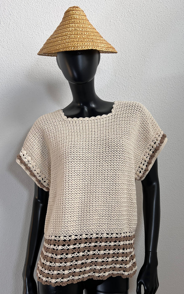 Vintage Handmade Crochet Top