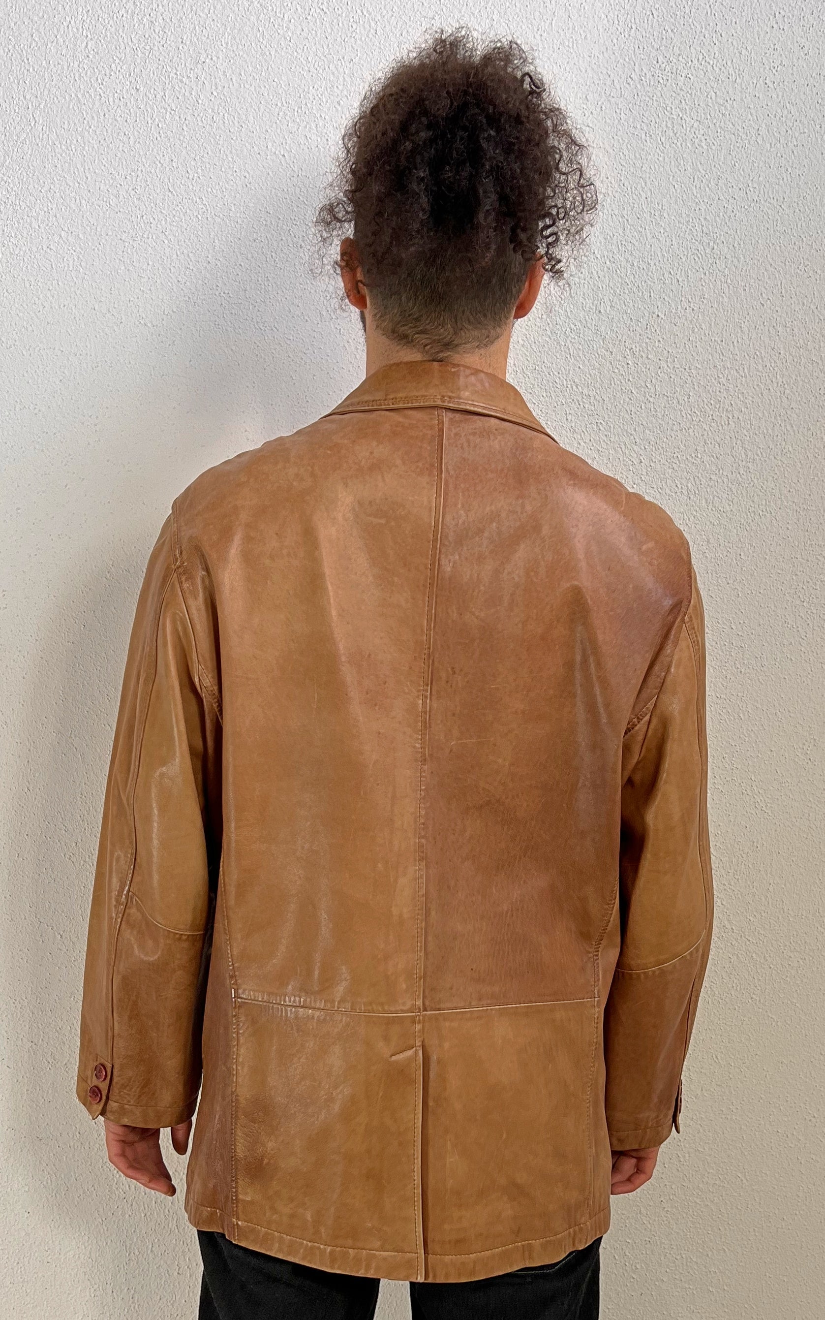 Vintage MENS 70s Style Leather Jacket