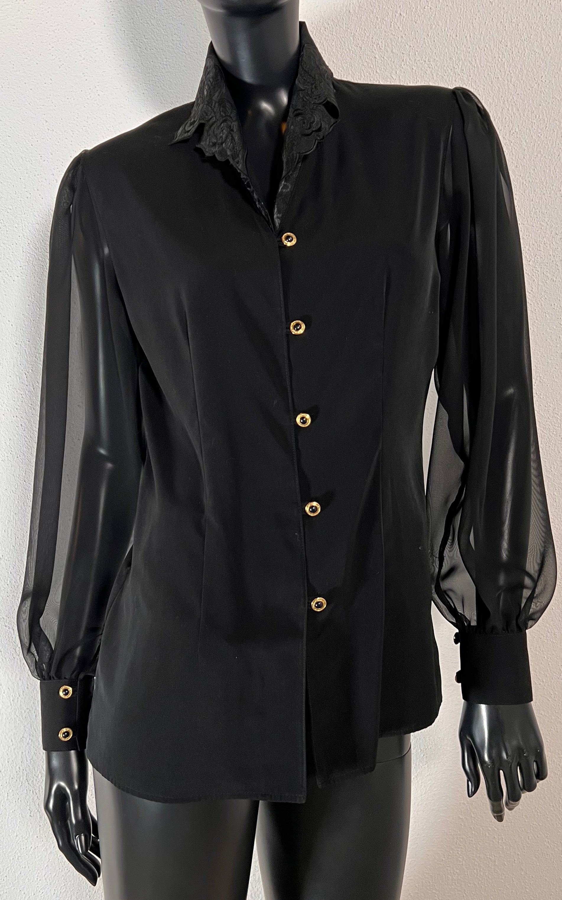 Camicetta trasparente vintage anni '90