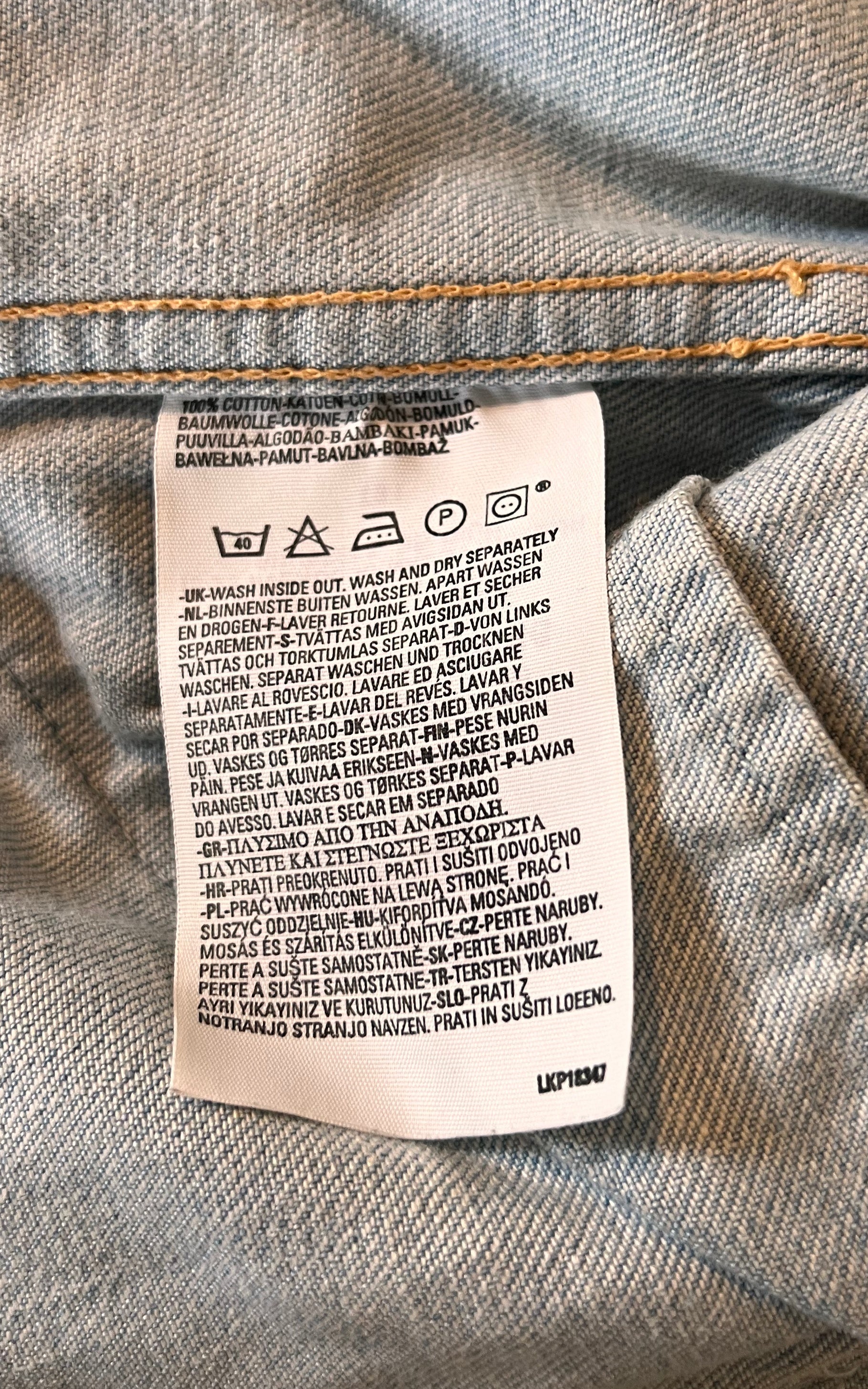 Levi’s For Girls Light Wash 70s Style Denim Jacket