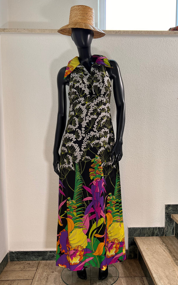 Vintage Gigi Psychedelic Hemlock Dress