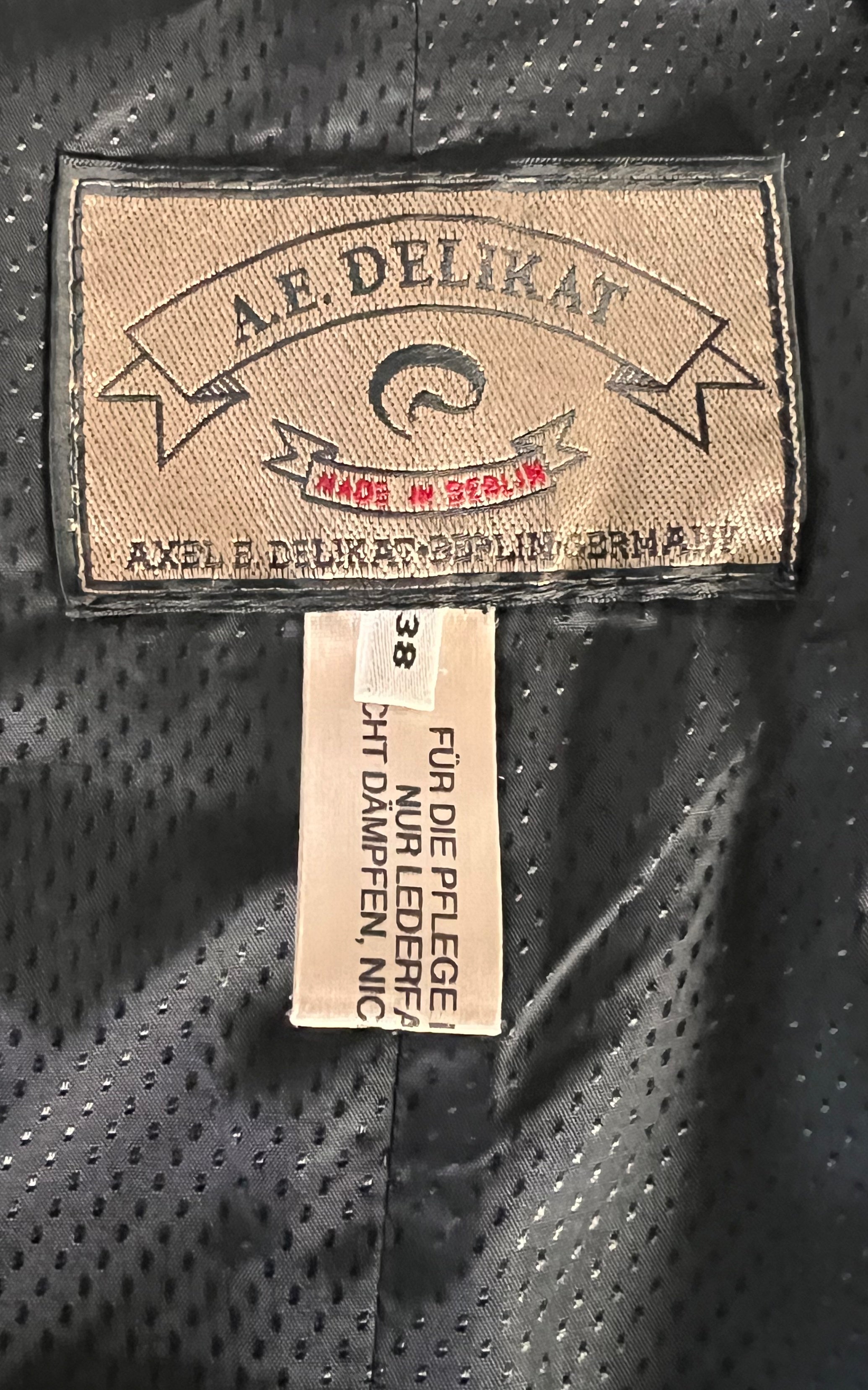 Vintage 90s Leather Waistcoat