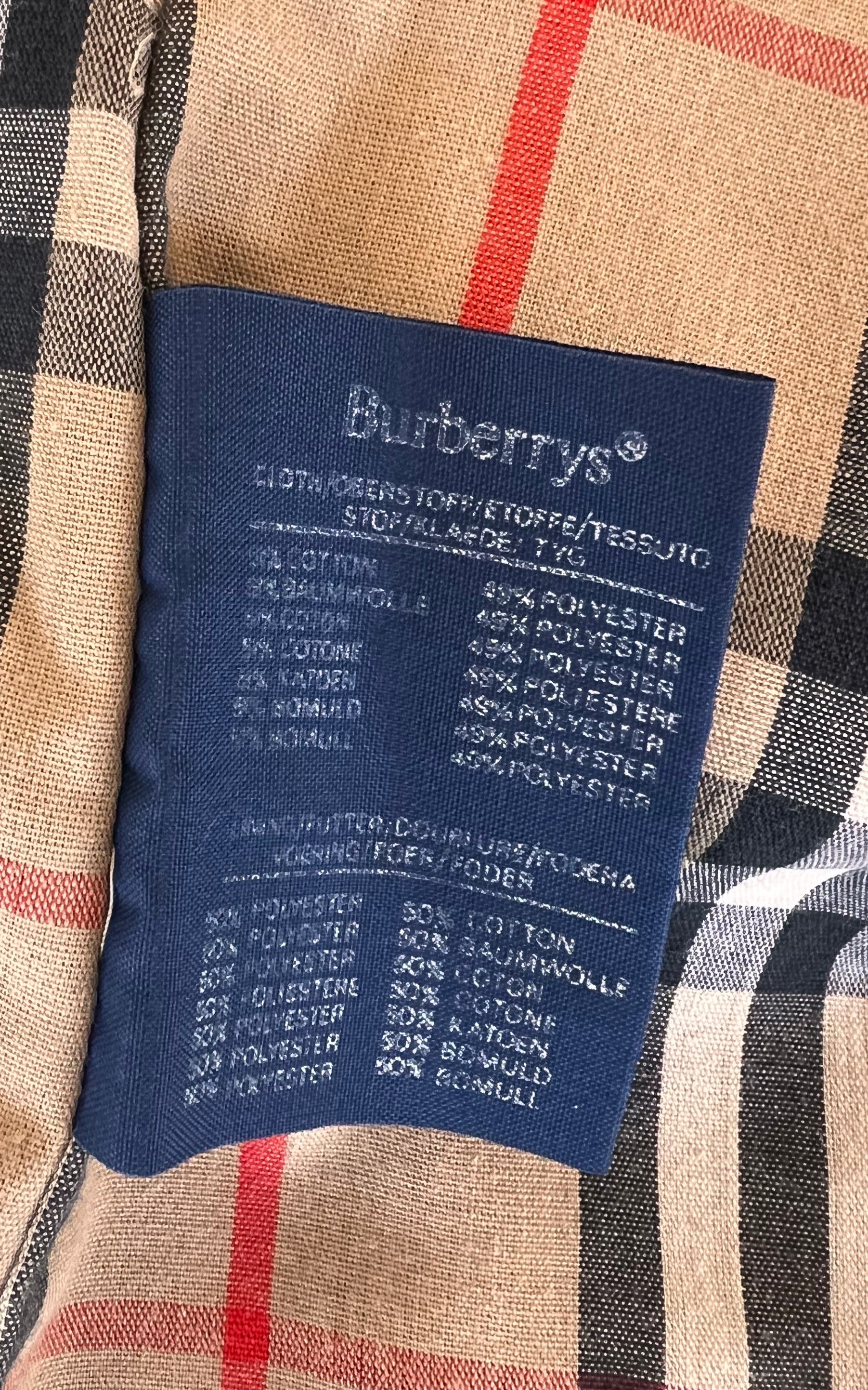 Vintage MENS Burberry Coat